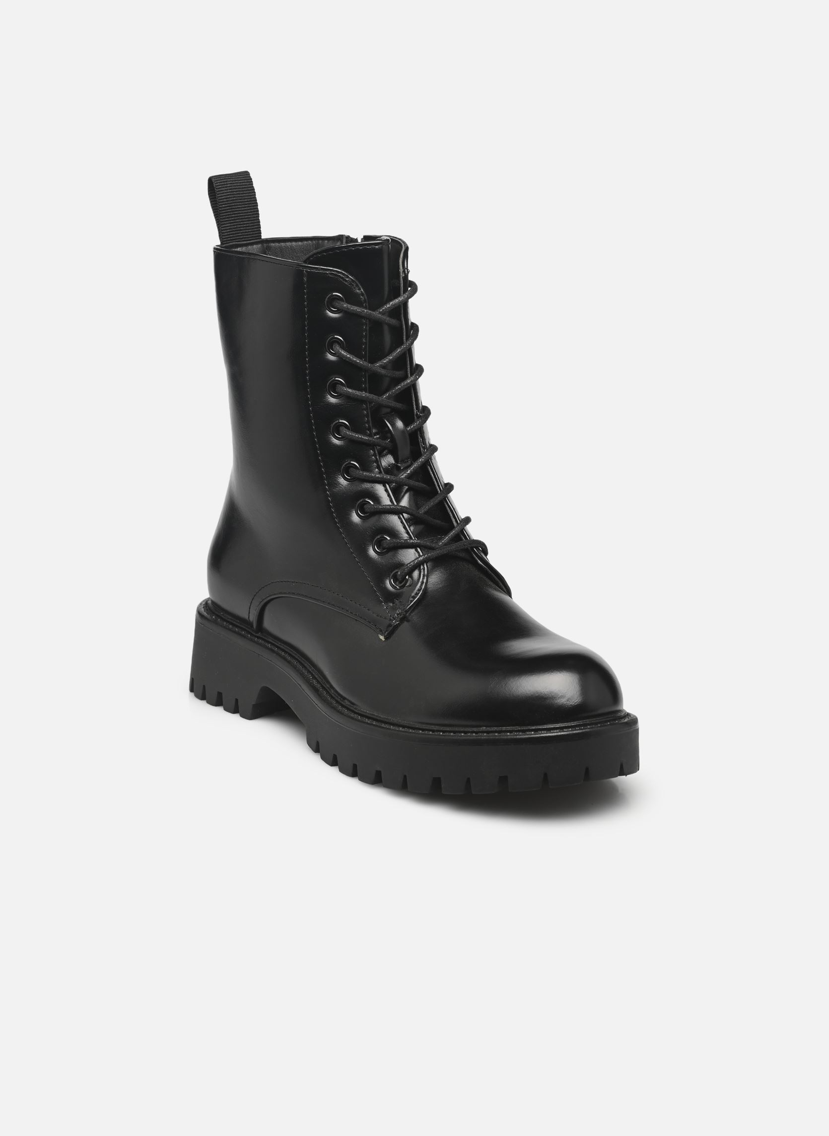 Geschnürte Stiefeletten DILMA damen schwarz MADE BY Geschnürte Stiefeletten DILMA damen schwarz Noir