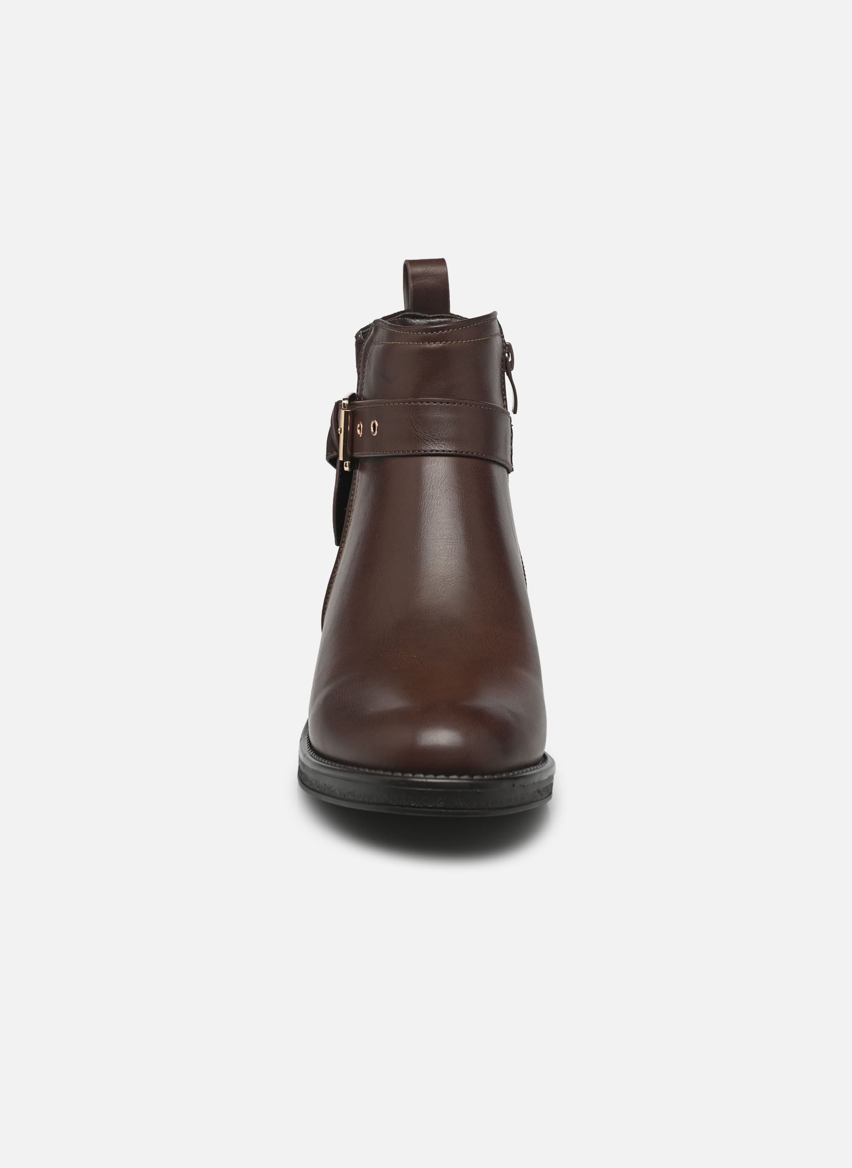 Enkellaarzen en boots DAGNA dames bruin MADE BY Enkellaarzen en boots DAGNA dames bruin MARRON FONCÉ