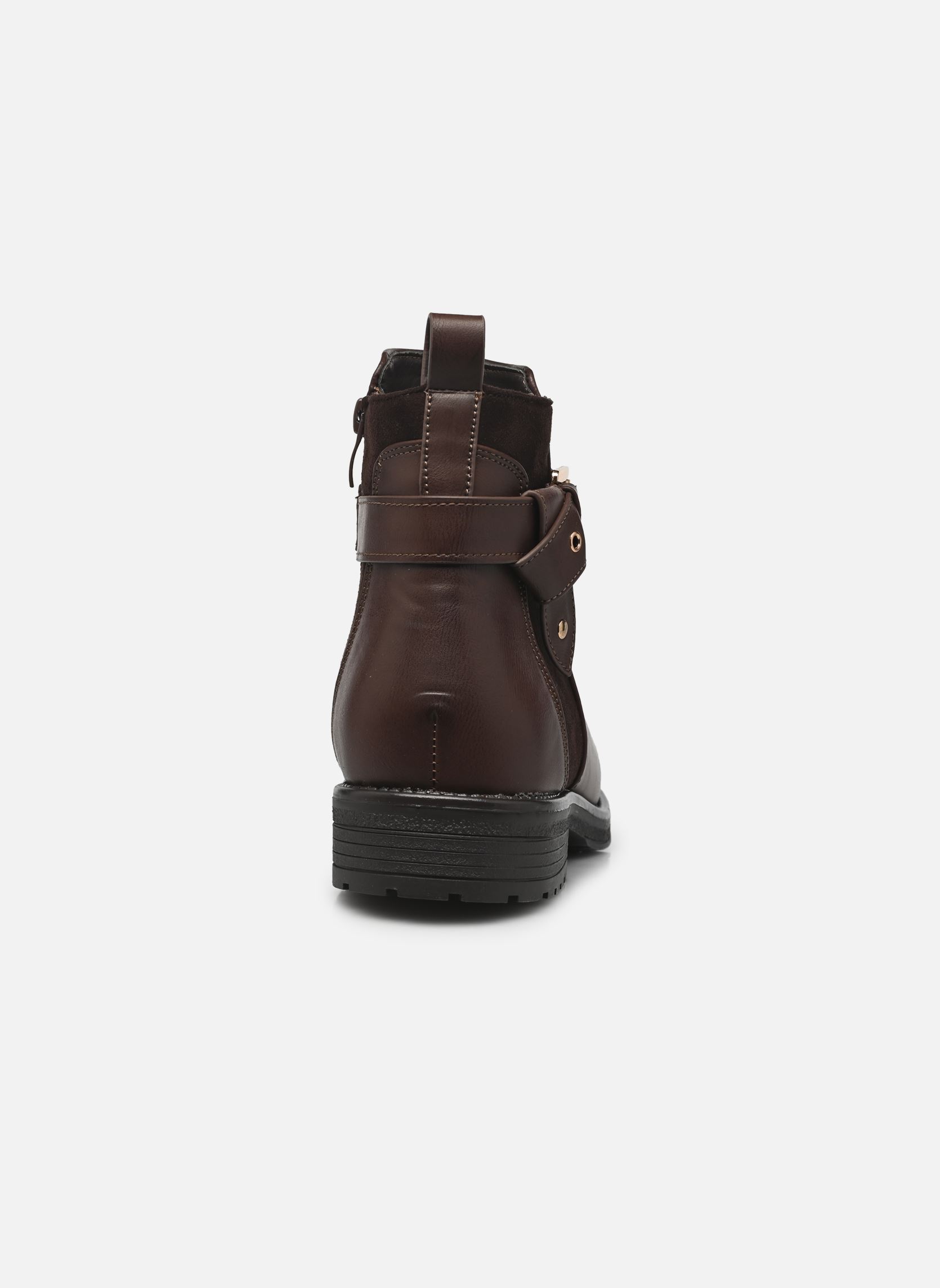 Enkellaarzen en boots DAGNA dames bruin MADE BY Enkellaarzen en boots DAGNA dames bruin MARRON FONCÉ