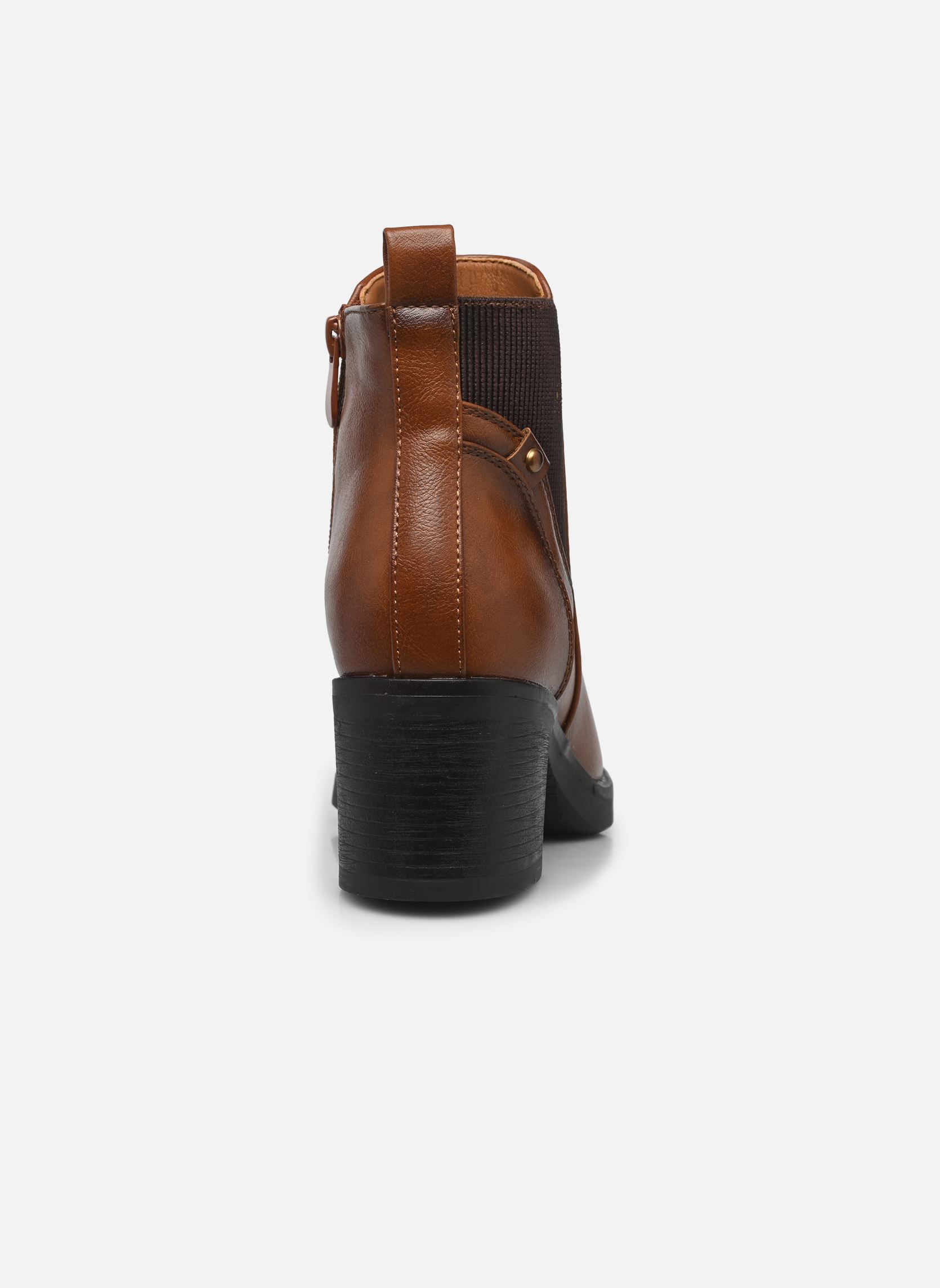 Enkellaarzen en boots DANIELA dames bruin MADE BY Enkellaarzen en boots DANIELA dames bruin Cognac