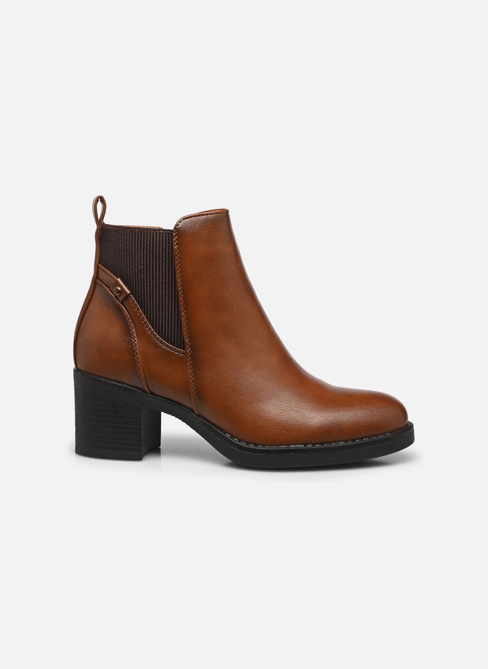 Enkellaarzen en boots DANIELA dames bruin MADE BY Enkellaarzen en boots DANIELA dames bruin Cognac