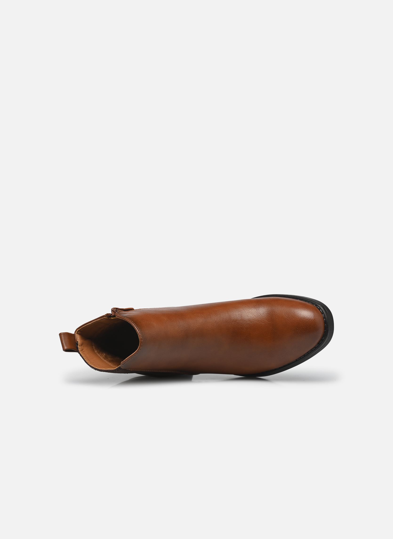 Enkellaarzen en boots DANIELA dames bruin MADE BY Enkellaarzen en boots DANIELA dames bruin Cognac