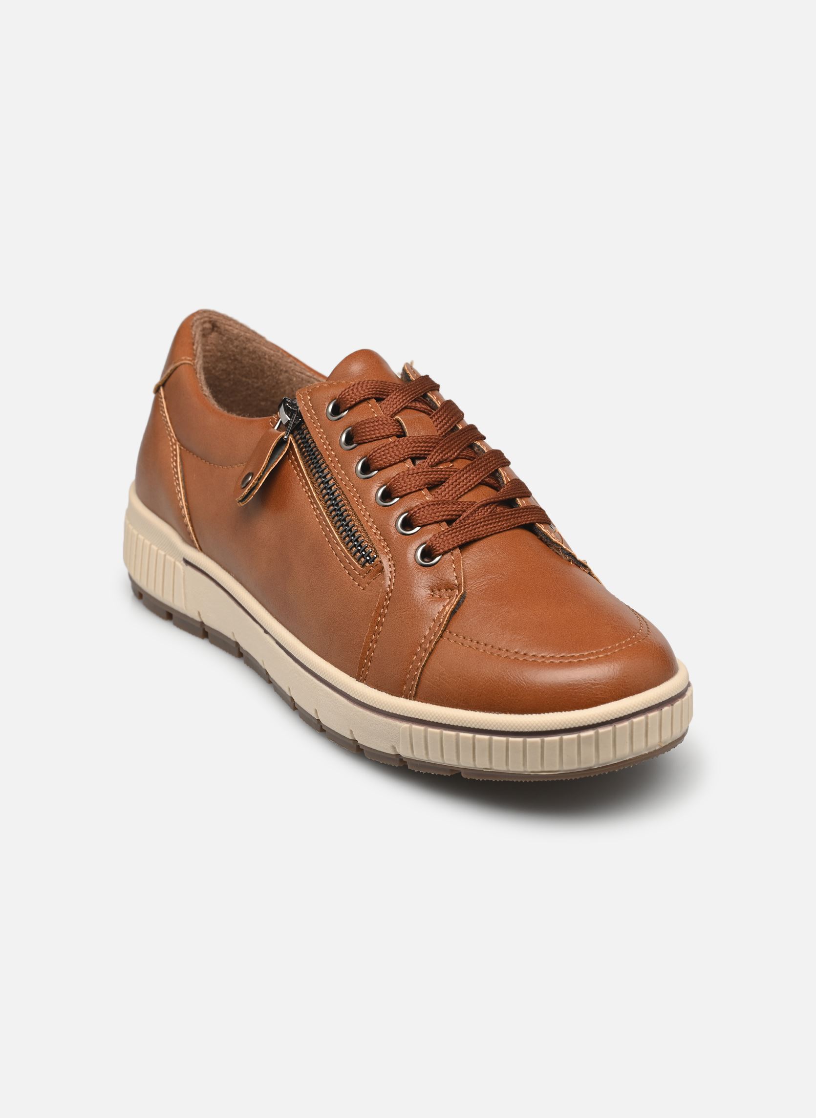 Baskets DIKA femme marron MADE BY Baskets DIKA femme marron COGNAC