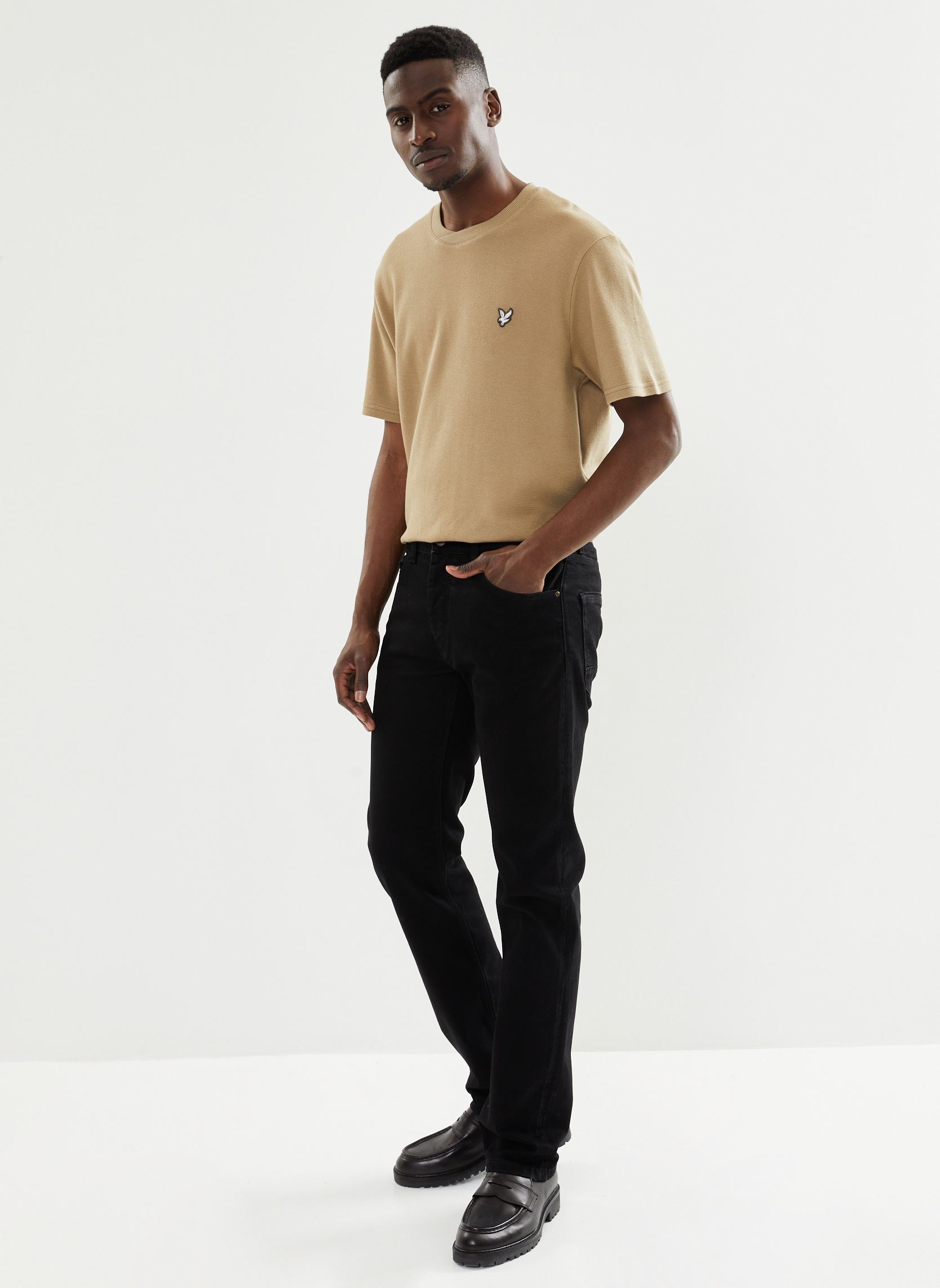 Straight Fit Jeans PETER herren schwarz Marvin&Co Straight Fit Jeans PETER herren schwarz DENIM BLACK