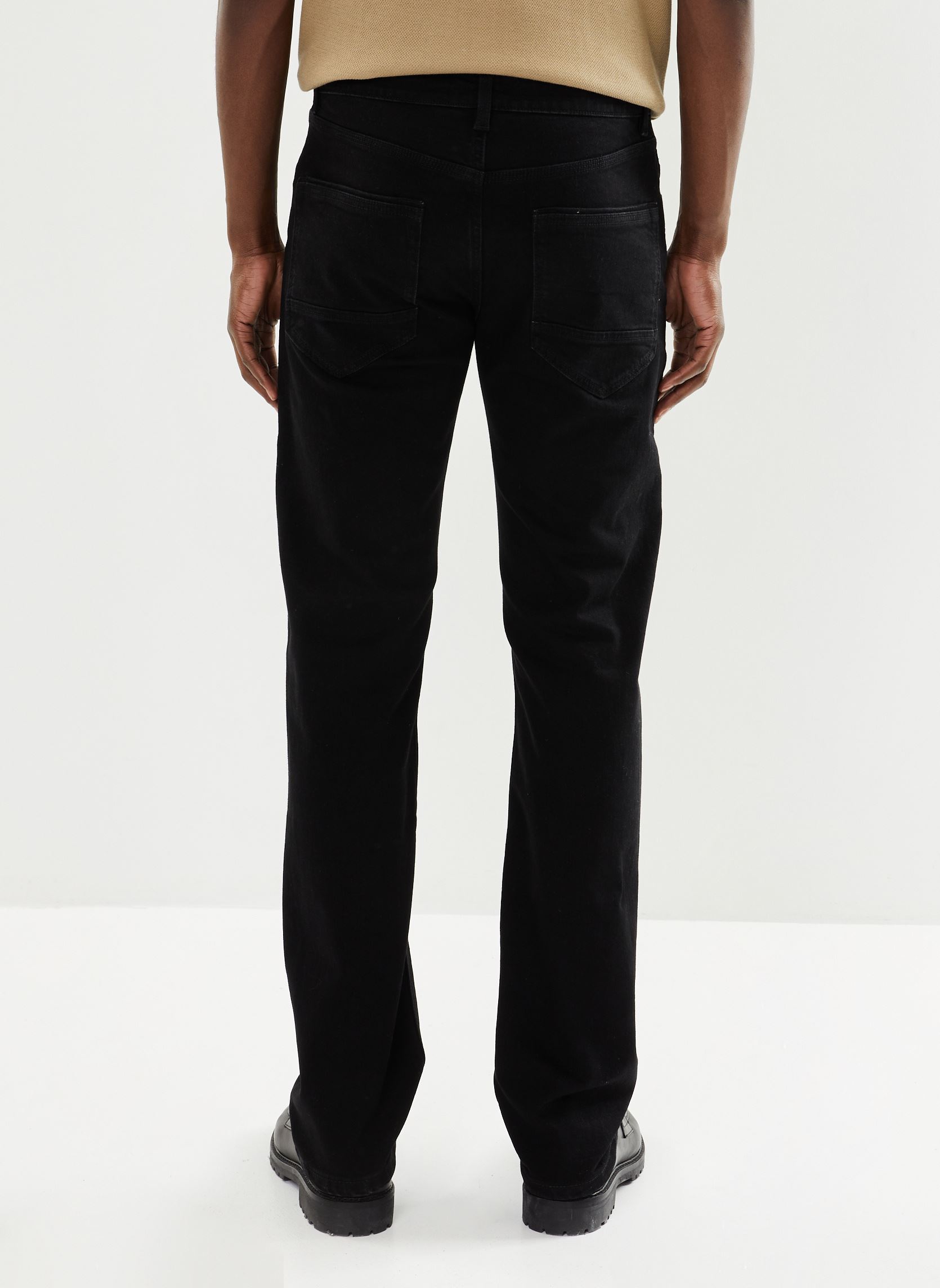 Straight Fit Jeans PETER herren schwarz Marvin&Co Straight Fit Jeans PETER herren schwarz DENIM BLACK