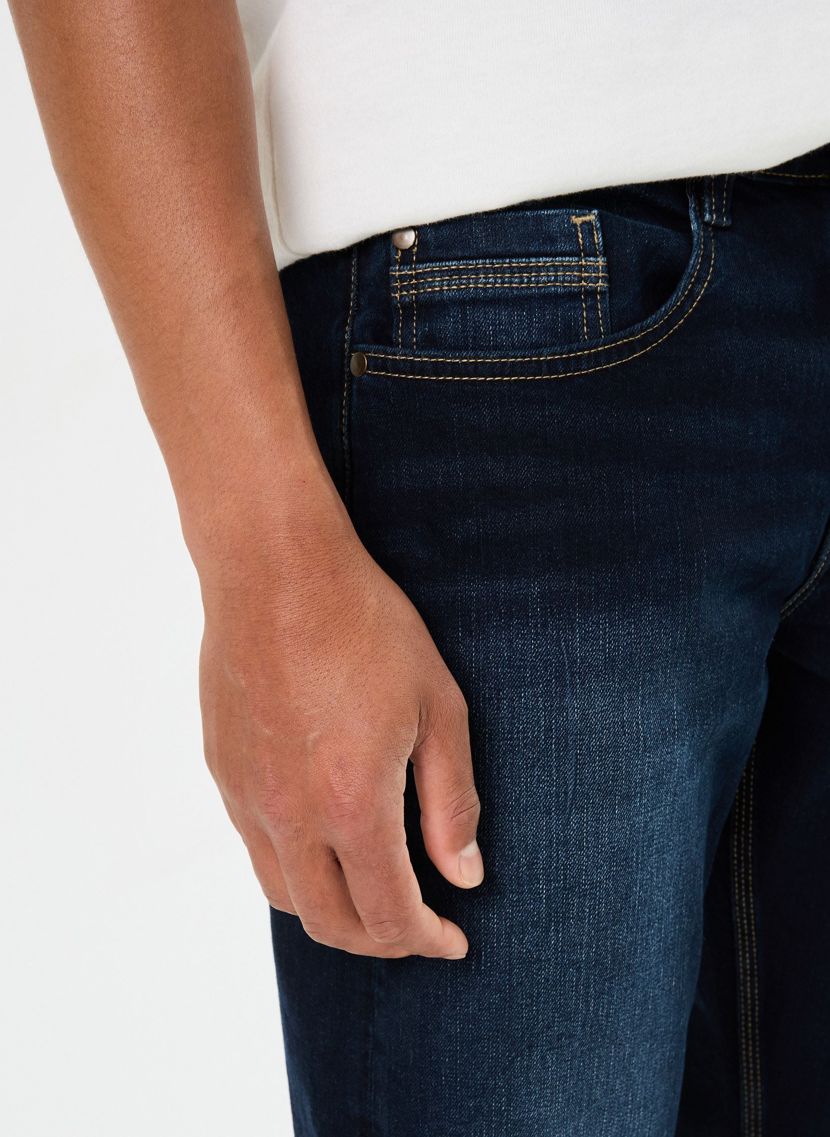 Vaqueros de corte holgado PIETTRO hombre azul Marvin&Co Vaqueros de corte holgado PIETTRO hombre azul DENIM BRUT