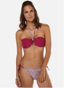 Hauts de maillot bandeau Haut de maillot bandeau bordeaux/ivoire Marguerite by Brigitte Bardot femme rouge Brigitte Bardot Hauts de maillot bandeau Haut de maillot bandeau bordeaux/ivoire Marguerite by Brigitte Bardot femme rouge Rouge
