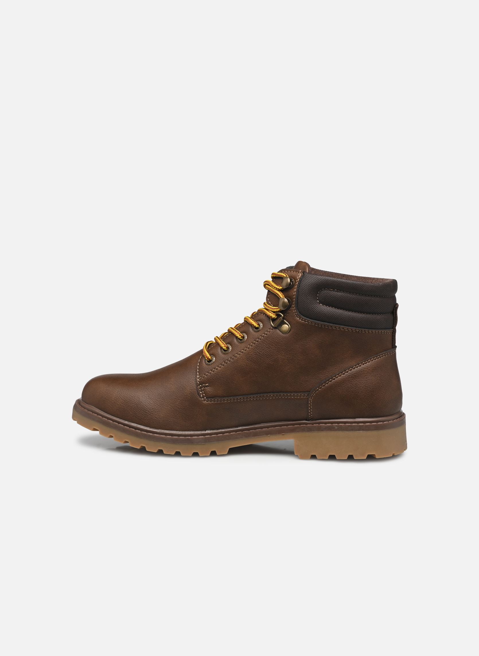 Bottines à lacets KERY homme marron MADE BY Bottines à lacets KERY homme marron Cognac foncé