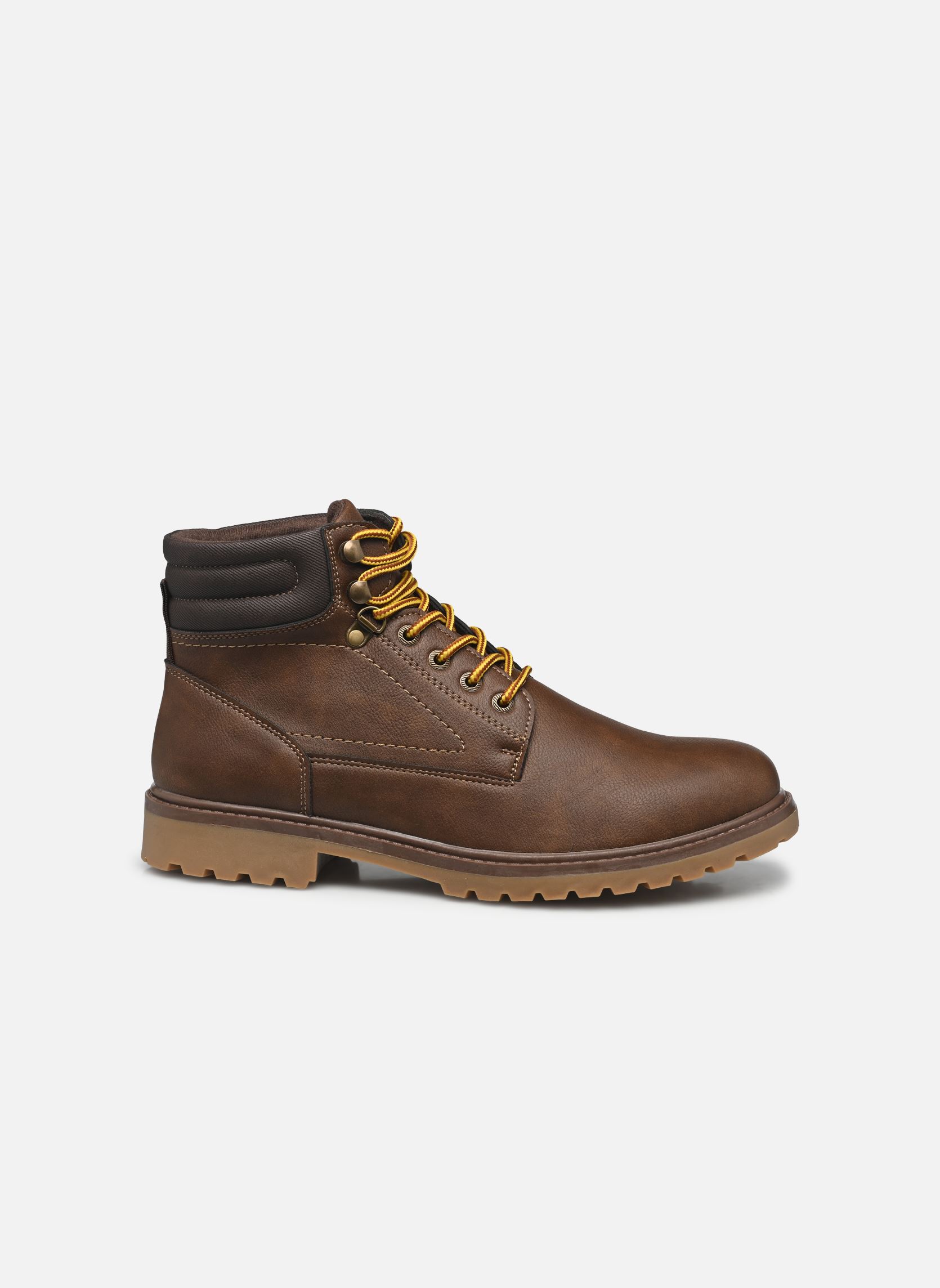 Bottines à lacets KERY homme marron MADE BY Bottines à lacets KERY homme marron Cognac foncé