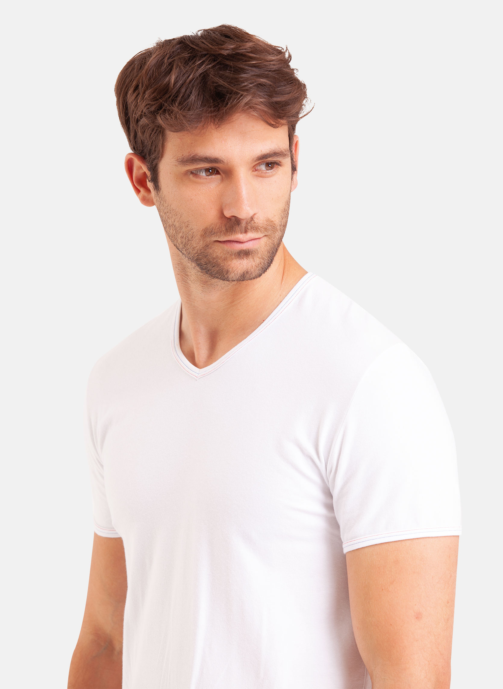 Eminence Tee-shirt col V Fait en France Blanc (Blanc) - Vêtements chez ...