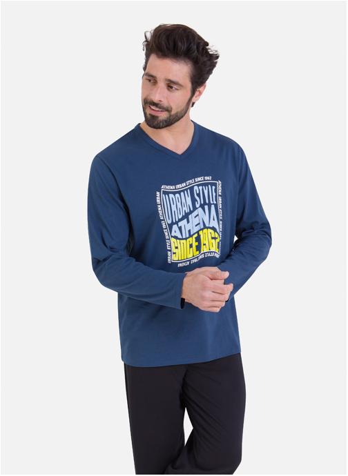 ATHENA Combinaisons SERIGRAPHIE homme bleu