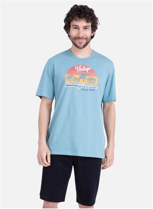 ATHENA Combinaisons ECOPACK SERIGRAPHIE homme bleu