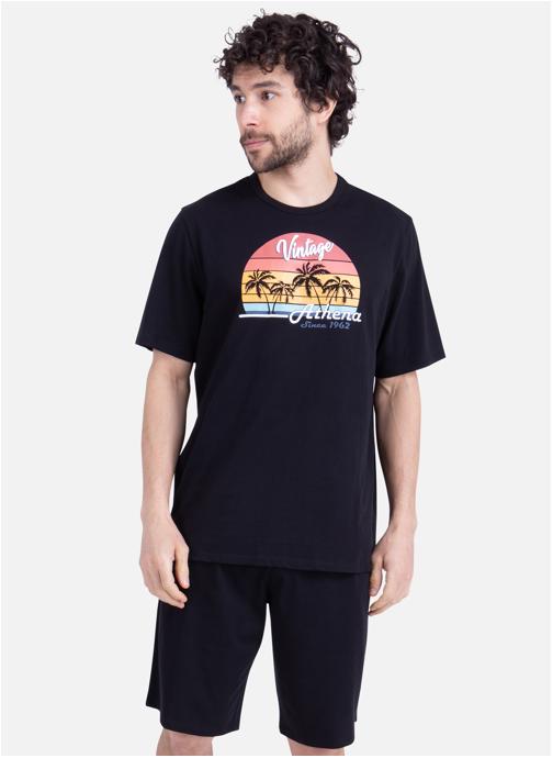 ATHENA Combinaisons ECOPACK SERIGRAPHIE homme noir