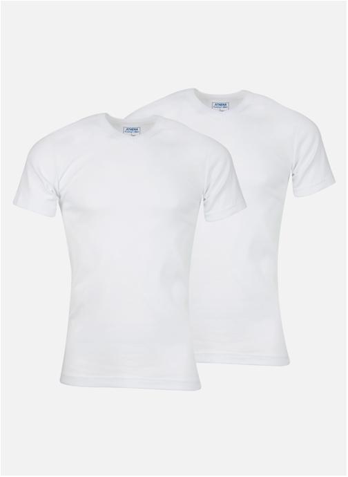 ATHENA Tee-shirts TS COTON BIO homme blanc