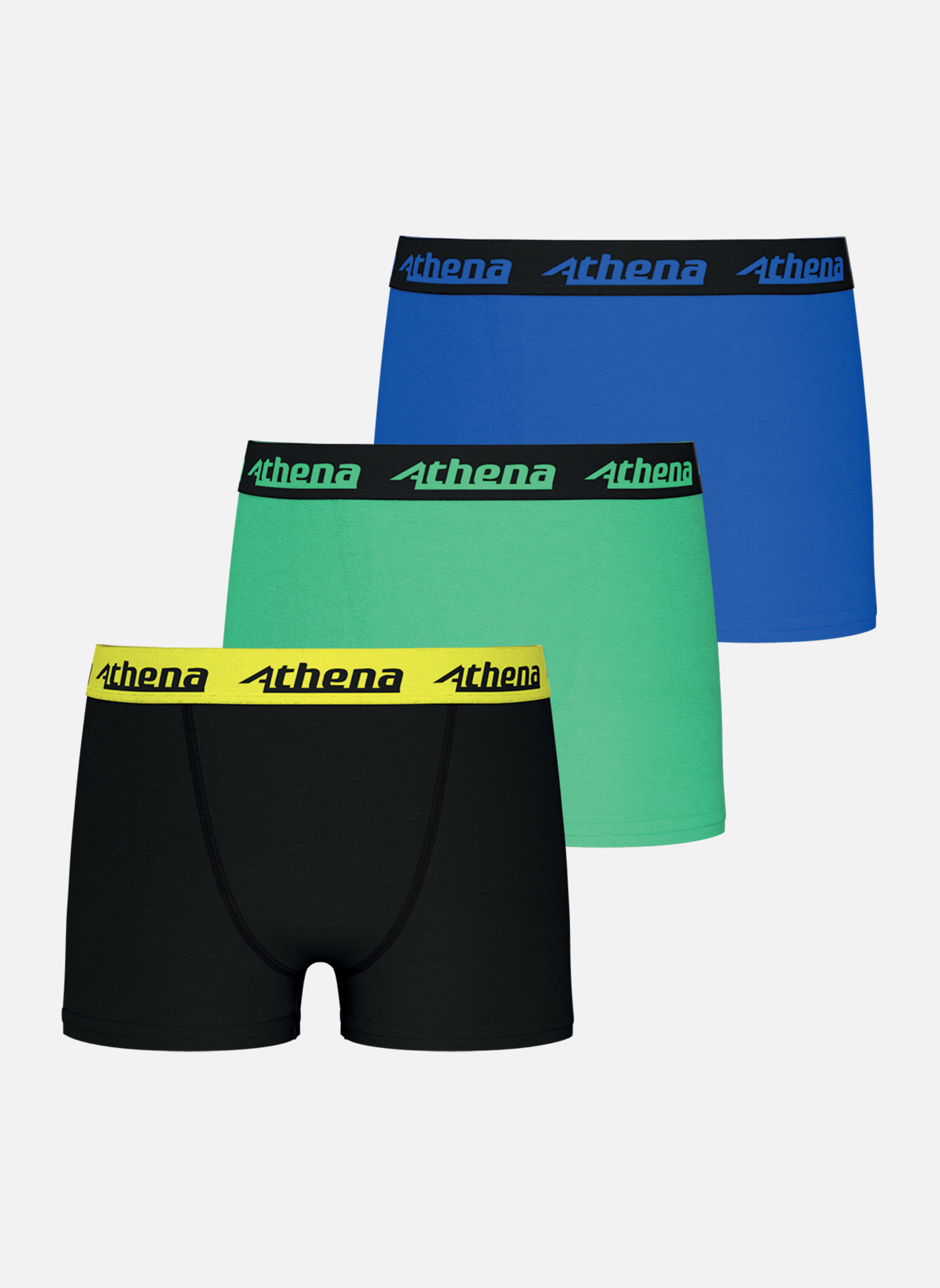 Slips TRIO CHOC garçon multicolore ATHENA Slips TRIO CHOC garçon multicolore Multicouleur