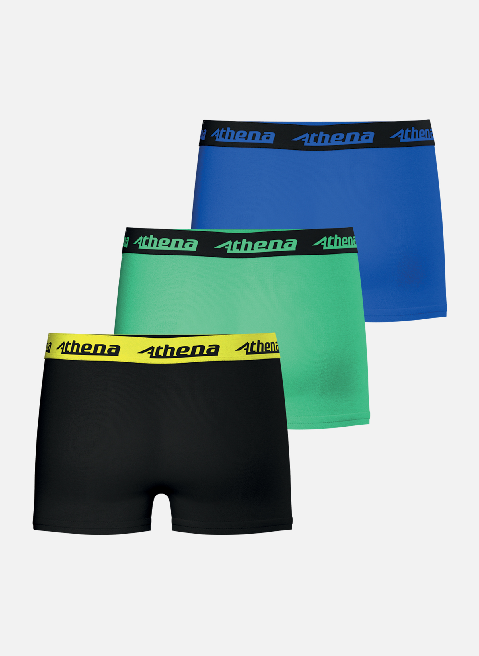 Slips TRIO CHOC garçon multicolore ATHENA Slips TRIO CHOC garçon multicolore Multicouleur