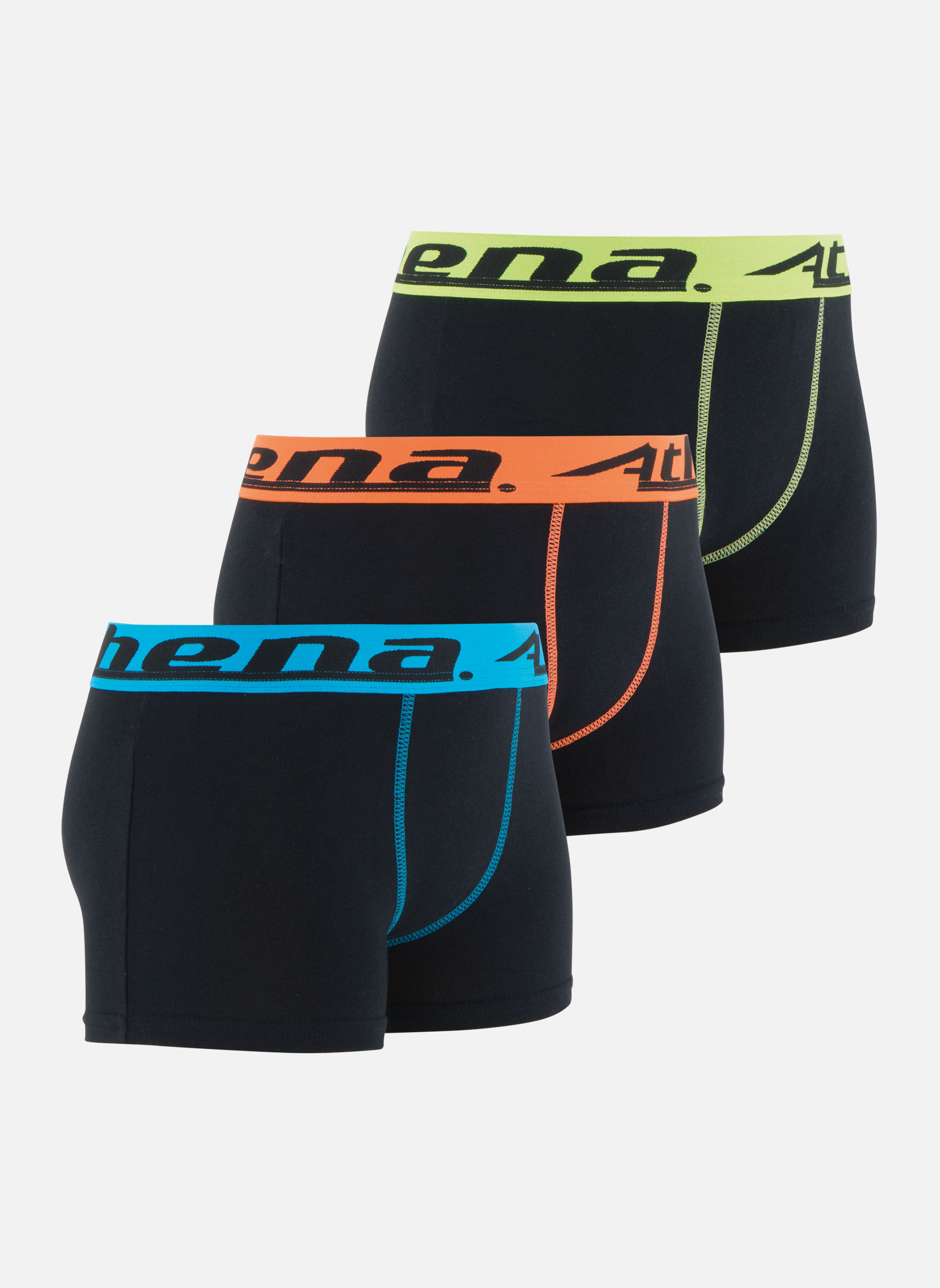 Slips TRIO CHOC garçon noir ATHENA Slips TRIO CHOC garçon noir Noir