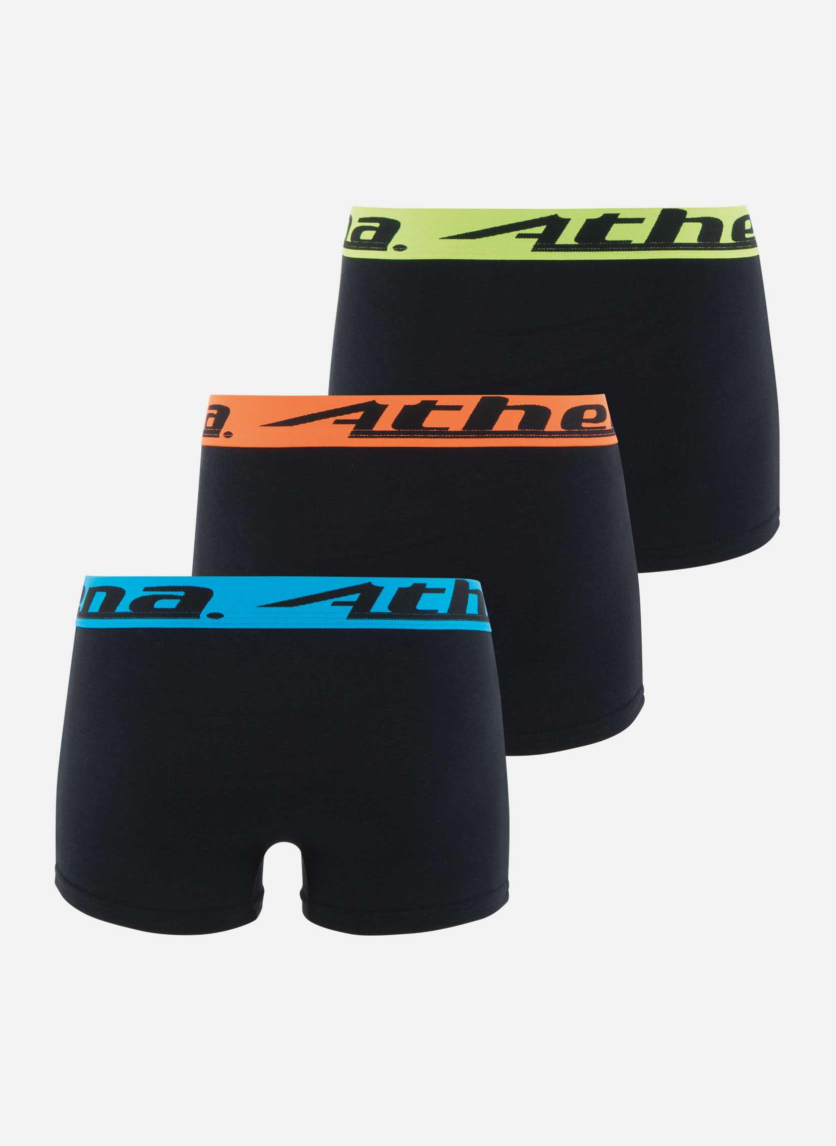 Slips TRIO CHOC garçon noir ATHENA Slips TRIO CHOC garçon noir Noir
