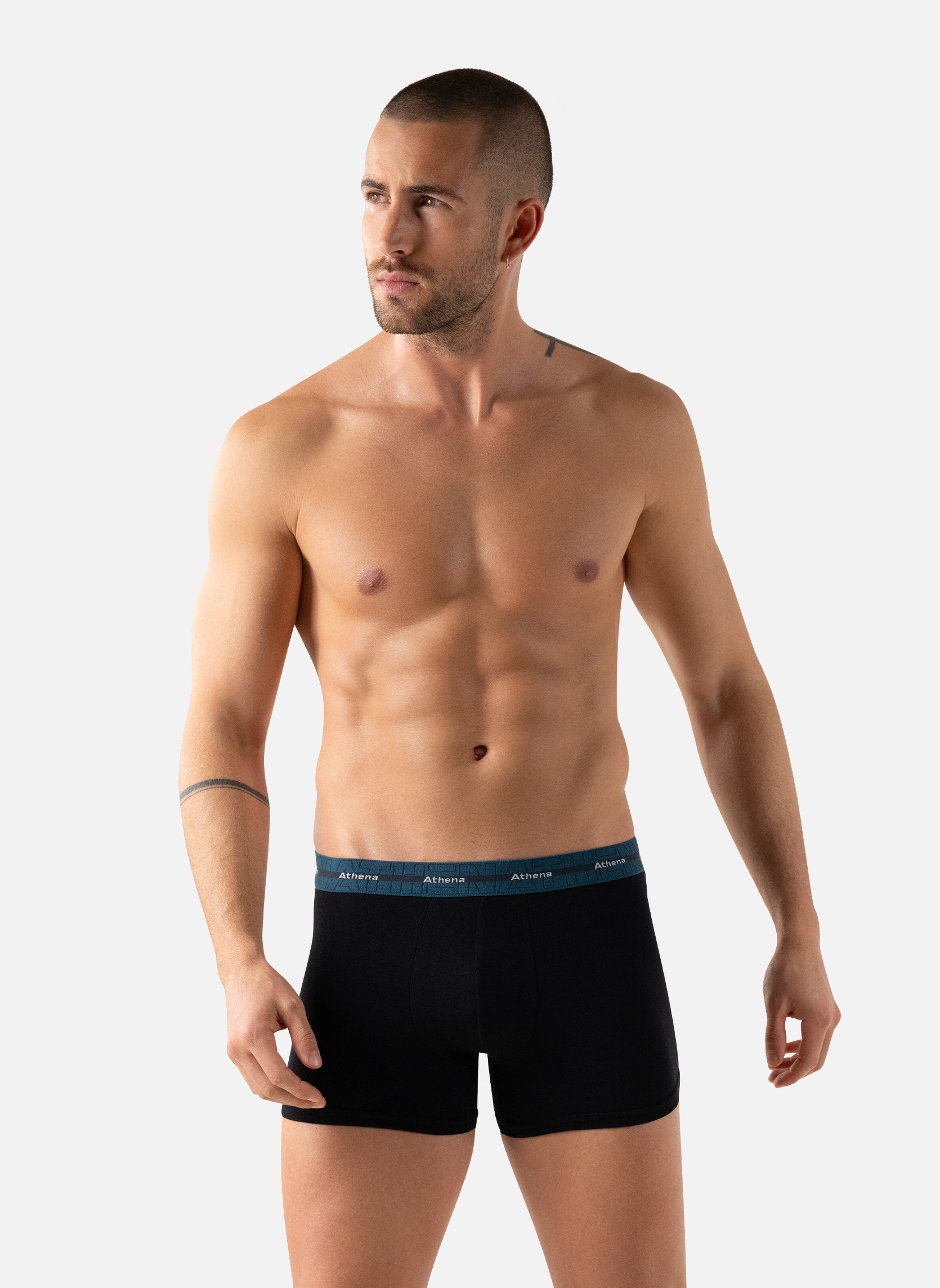Slips 720 STRETCH COTON homme noir ATHENA Slips 720 STRETCH COTON homme noir Noir mat