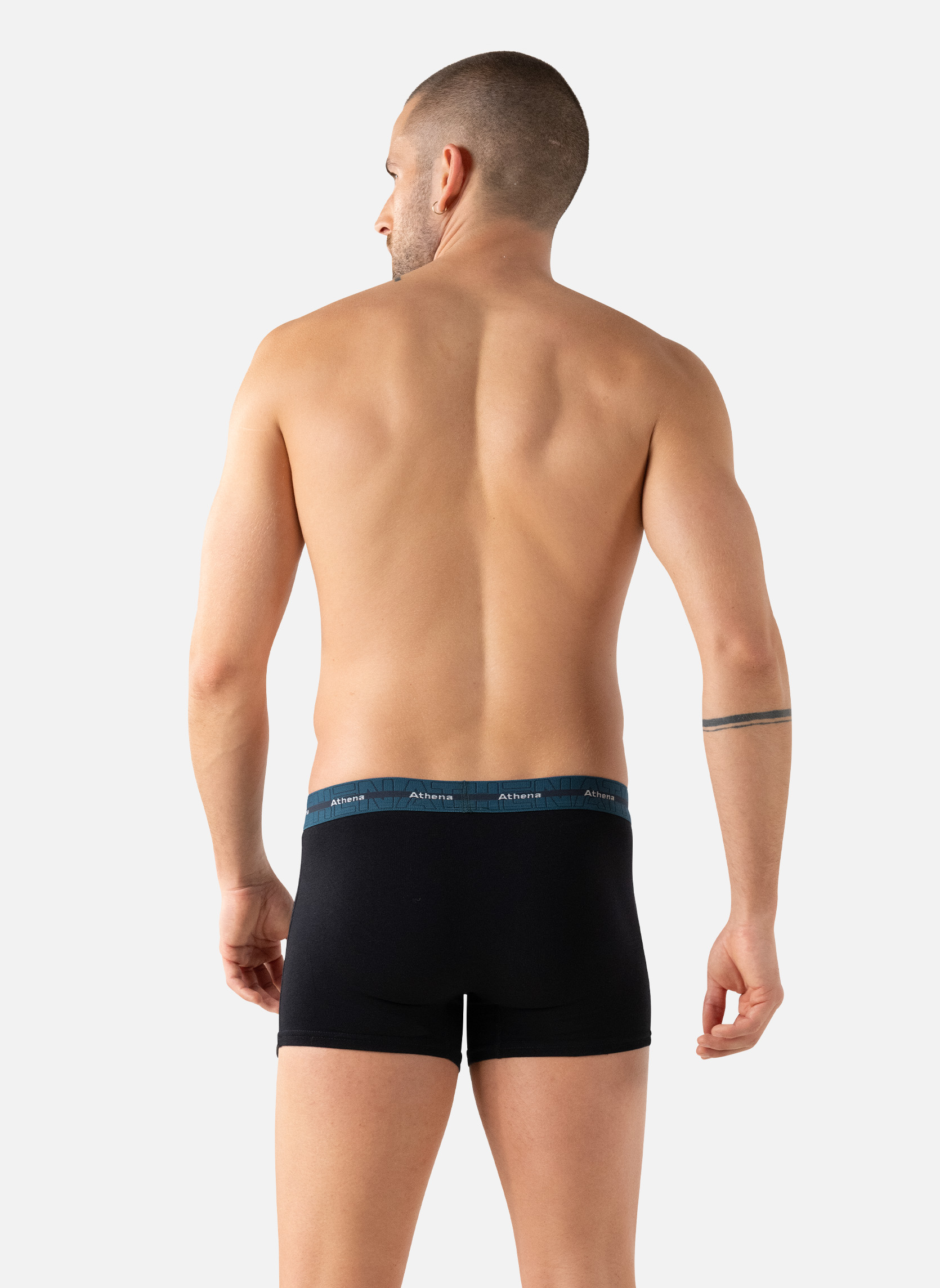 Slips 720 STRETCH COTON homme noir ATHENA Slips 720 STRETCH COTON homme noir Noir mat