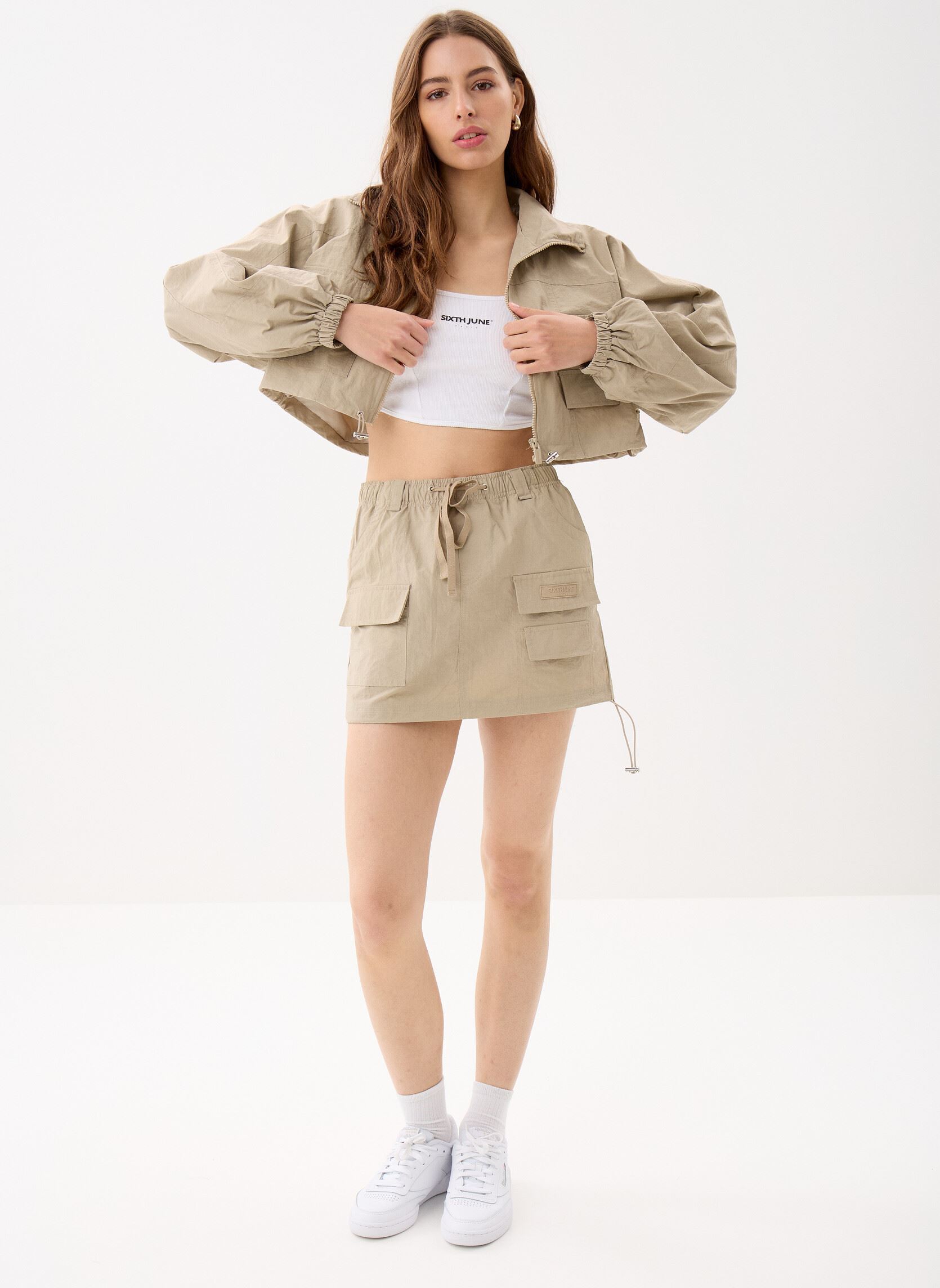 Jupe Short Femme REI A-Ligne, Marron, Taille 6, Nylon, Pour Randonnée Et Extérieur
