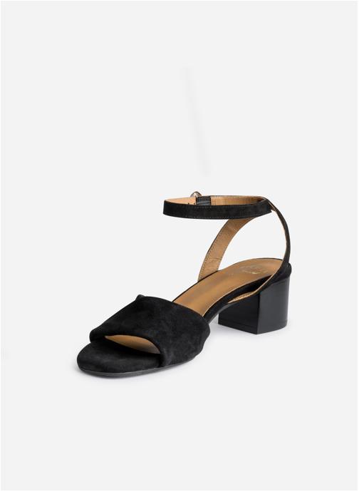 Eram TALEFA (Noir) - Sandales et nu-pieds chez Sarenza (729478)