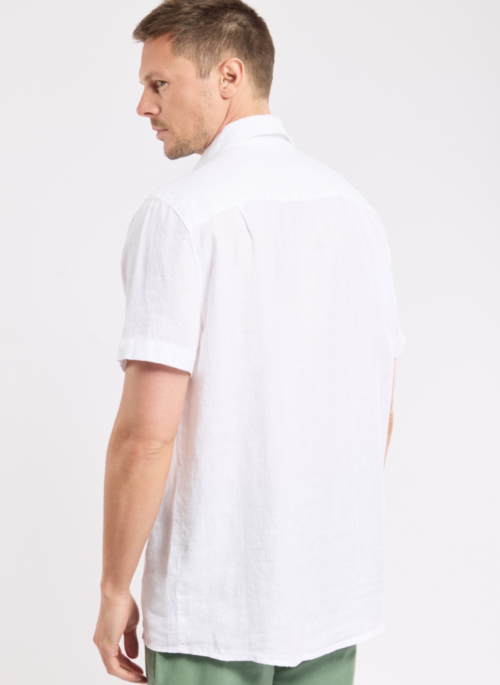 Chemises Chemise 42227 dark ivy homme blanc Armor Lux Chemises Chemise 42227 dark ivy homme blanc Blanc