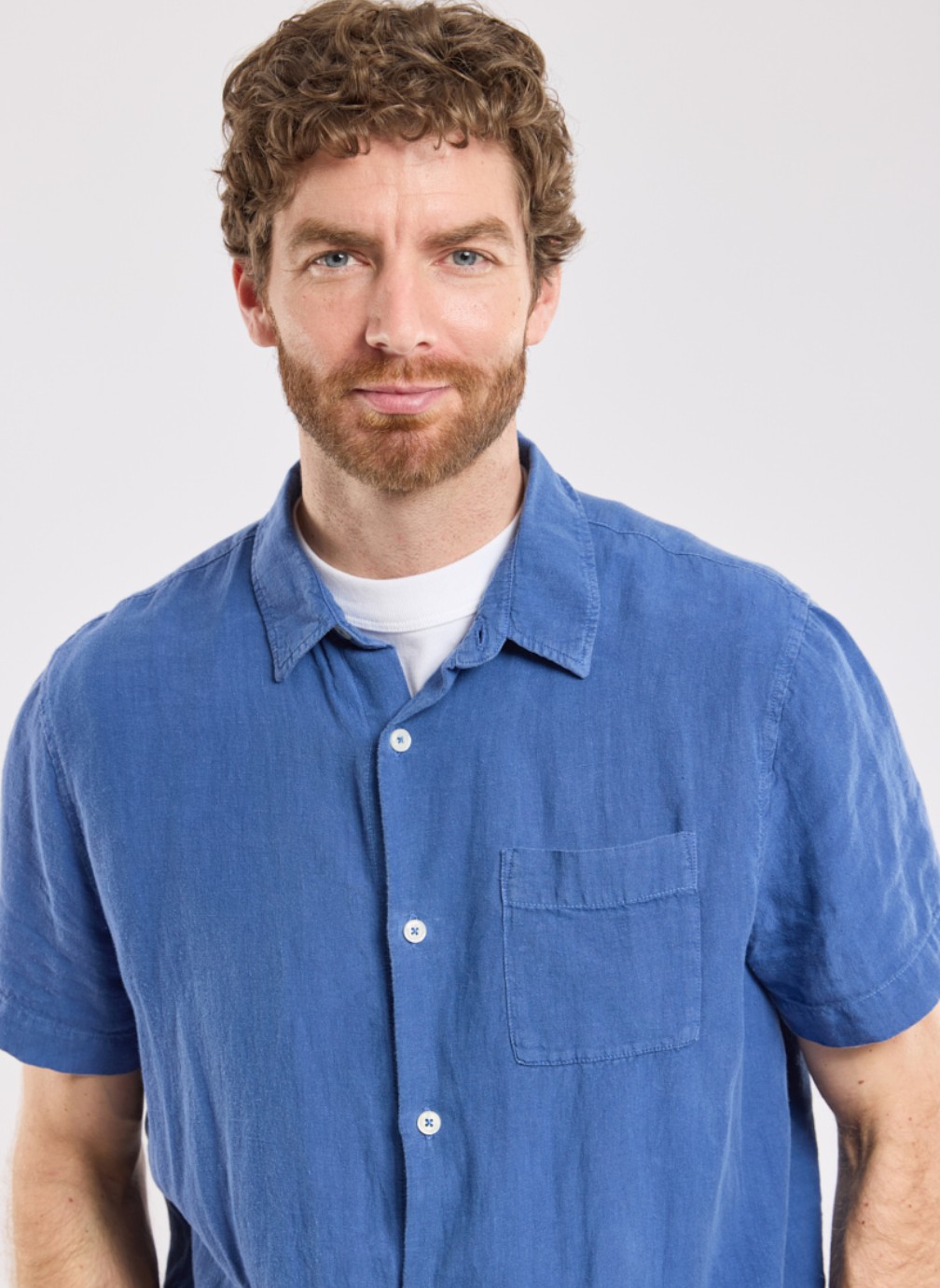 Chemises Chemise 42227 dark ivy homme bleu Armor Lux Chemises Chemise 42227 dark ivy homme bleu Bleu délavé