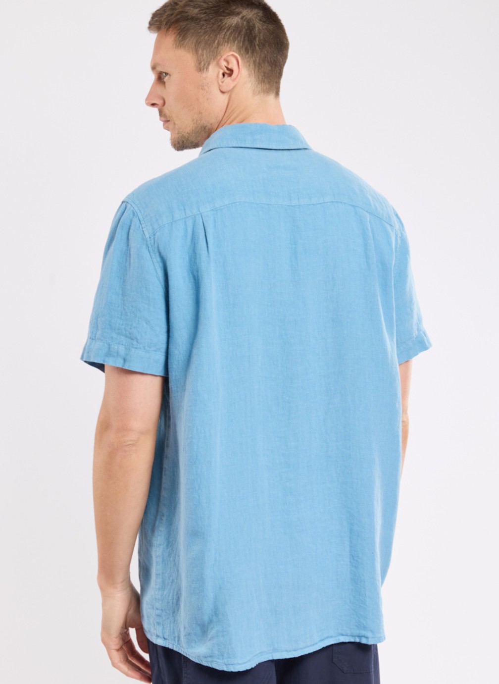 Chemises Chemise 42227 dark ivy homme bleu Armor Lux Chemises Chemise 42227 dark ivy homme bleu Bleu azur