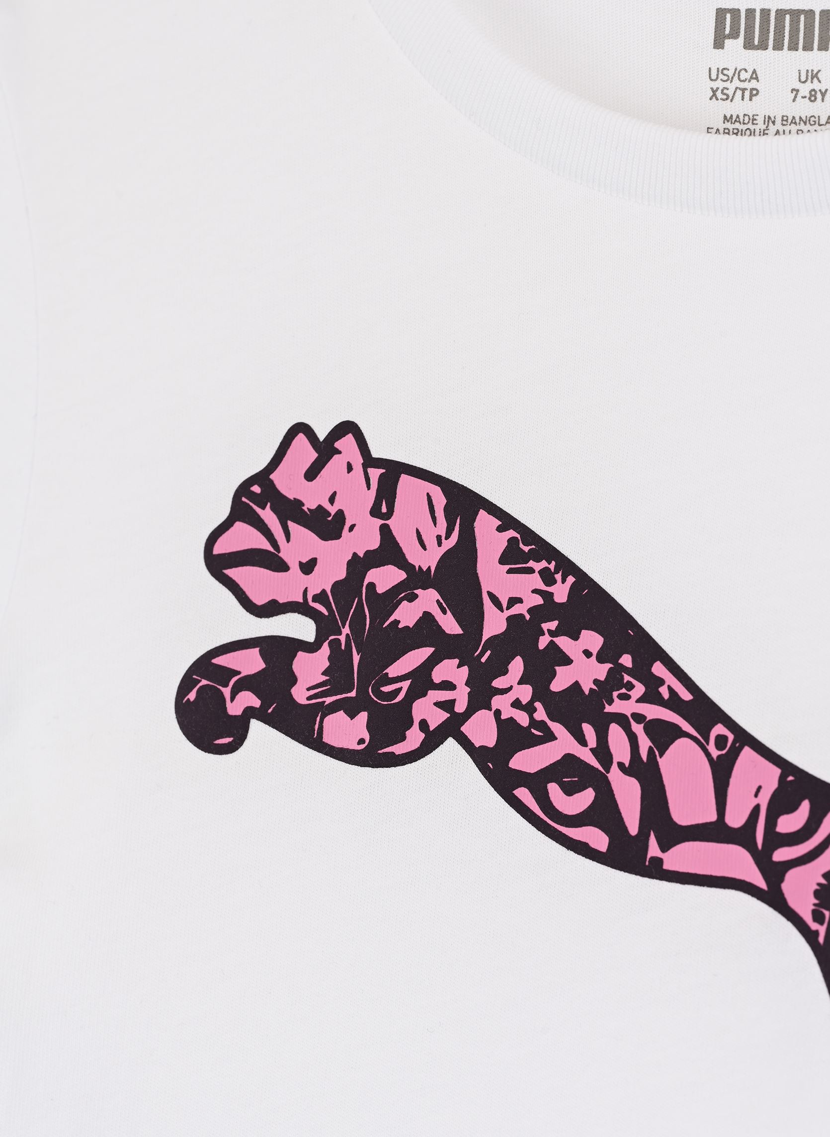 T-shirt a maniche corte Ess+ Graphic Tropicat Tee G bambina bianco Puma T-shirt a maniche corte Ess+ Graphic Tropicat Tee G bambina bianco WHITE