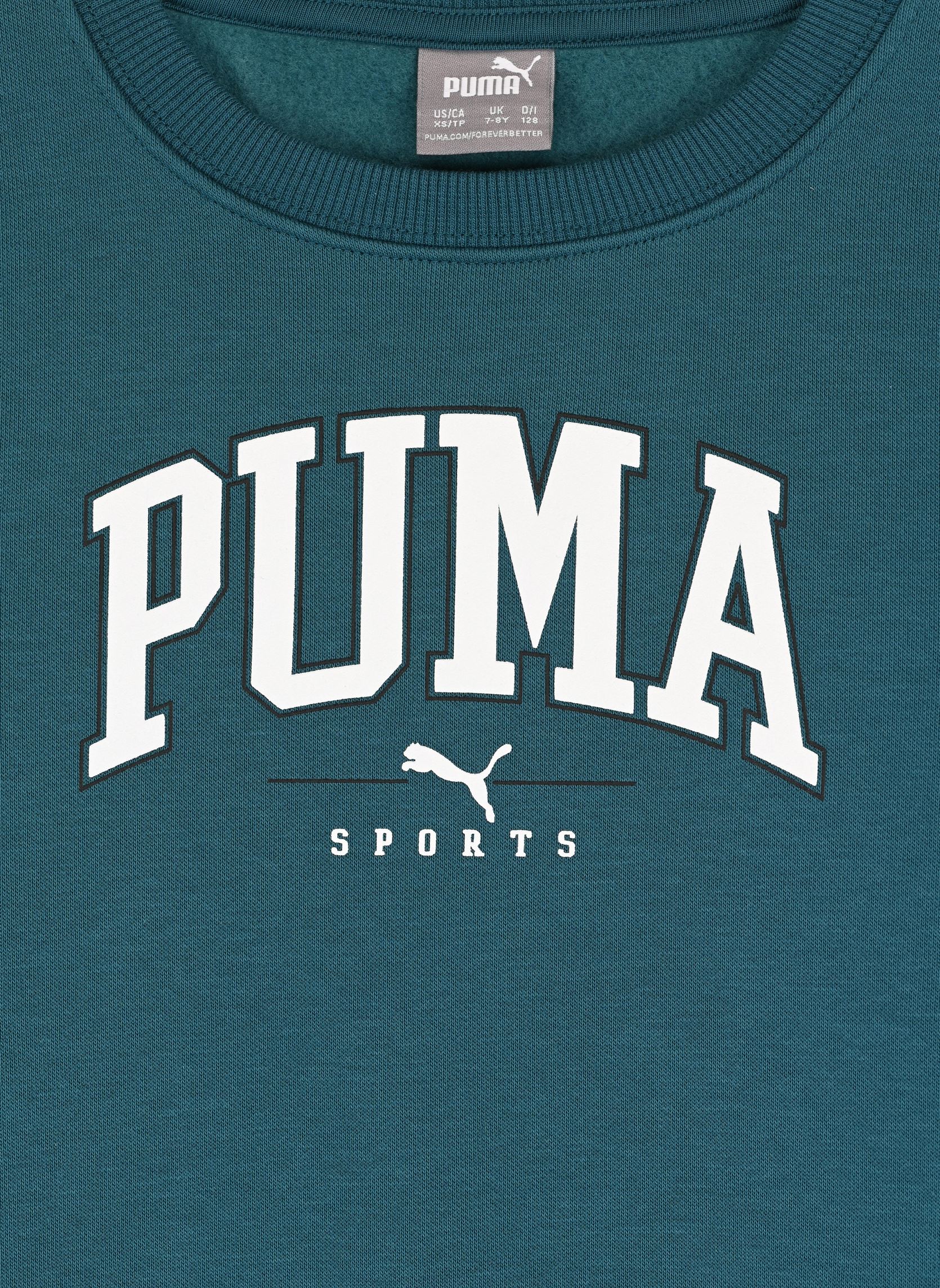 Sweats B Squad Crew Fl garçon vert Puma Sweats B Squad Crew Fl garçon vert COLD GREEN