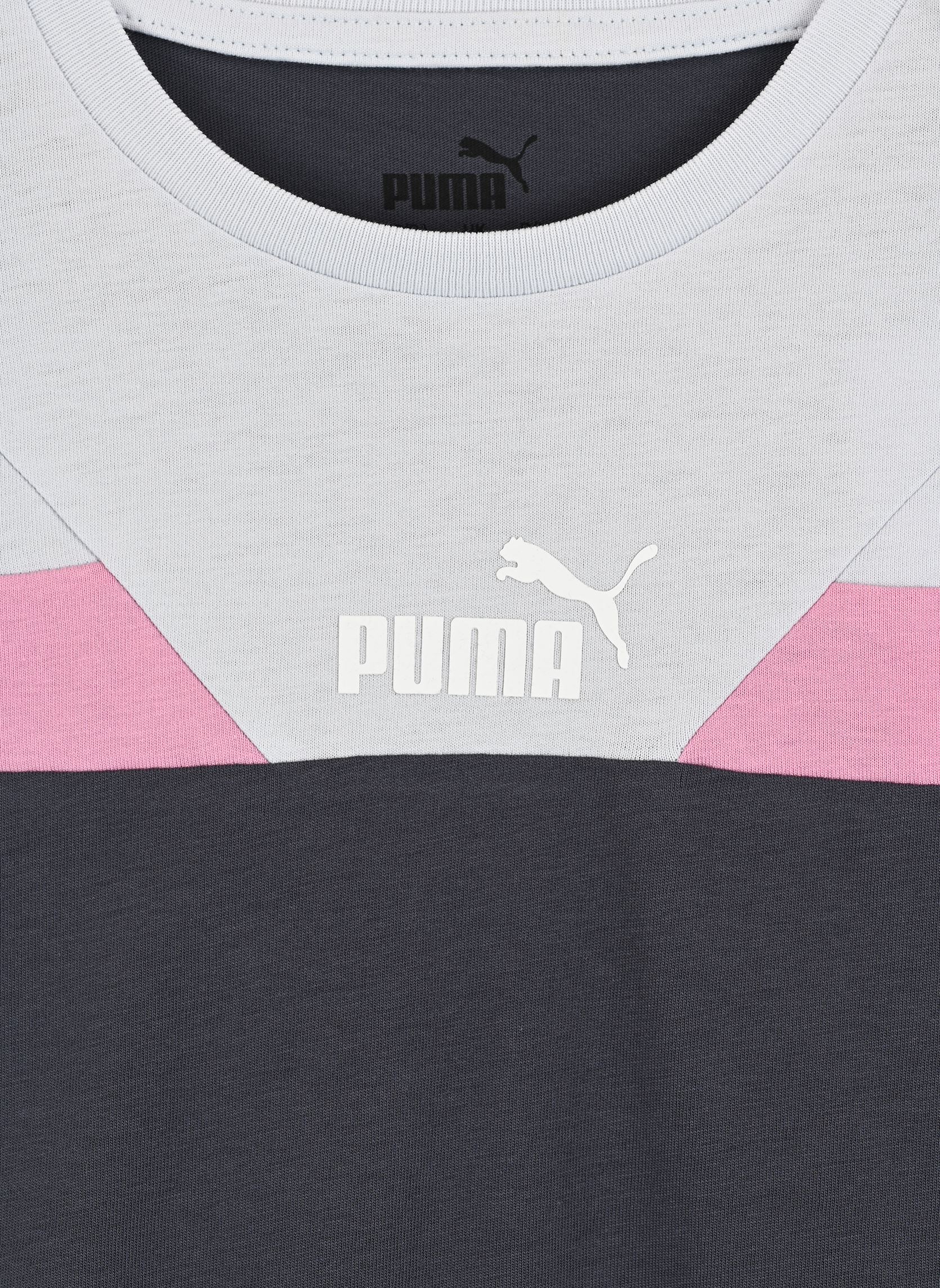 T-shirt a maniche corte Puma Power Relaxed tee G bambina grigio Puma T-shirt a maniche corte Puma Power Relaxed tee G bambina grigio GALACTIC GRAY