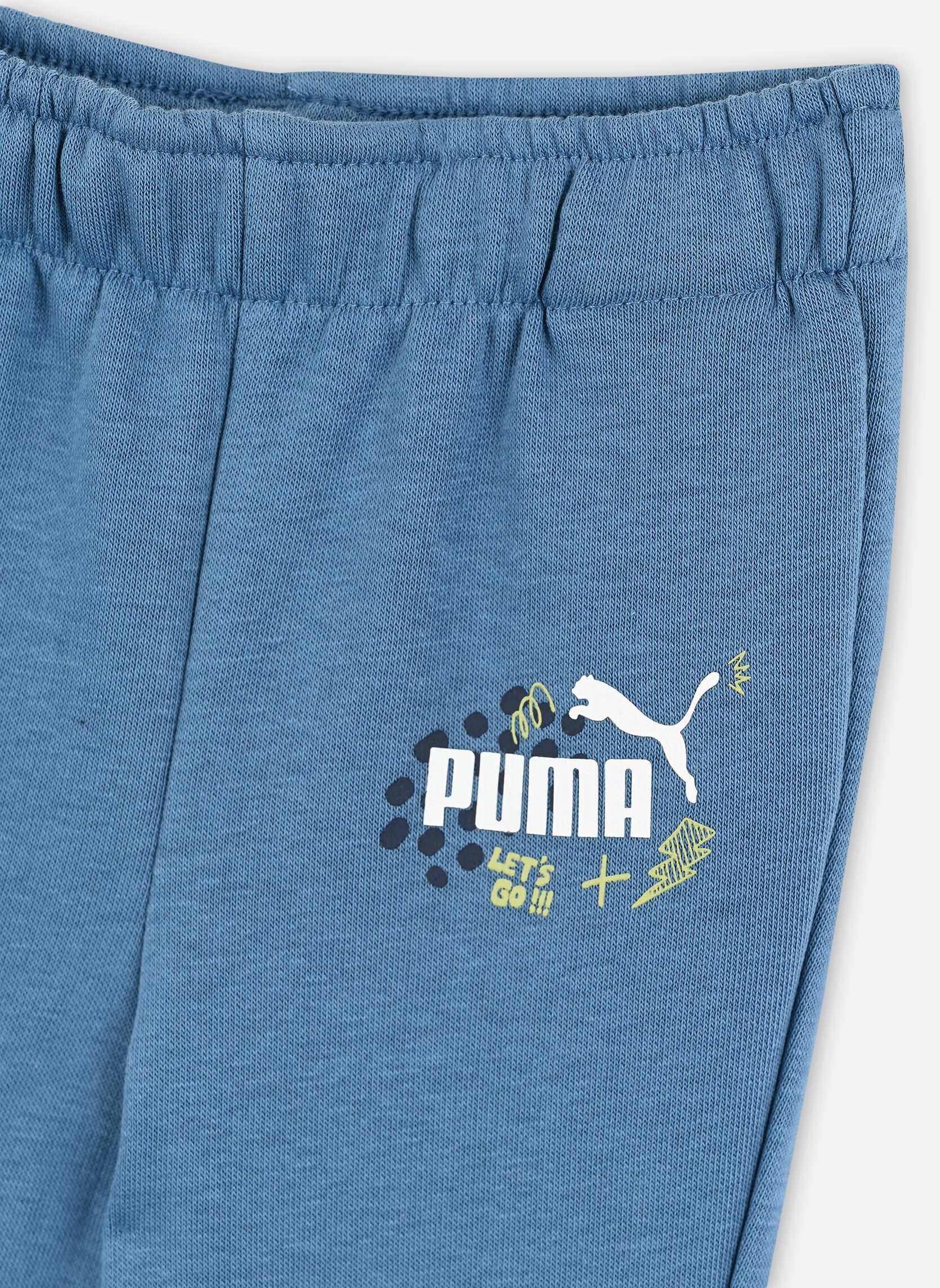 Tute I Ess+Fc Jogger Tr bambino blu Puma Tute I Ess+Fc Jogger Tr bambino blu BLUE HORIZON