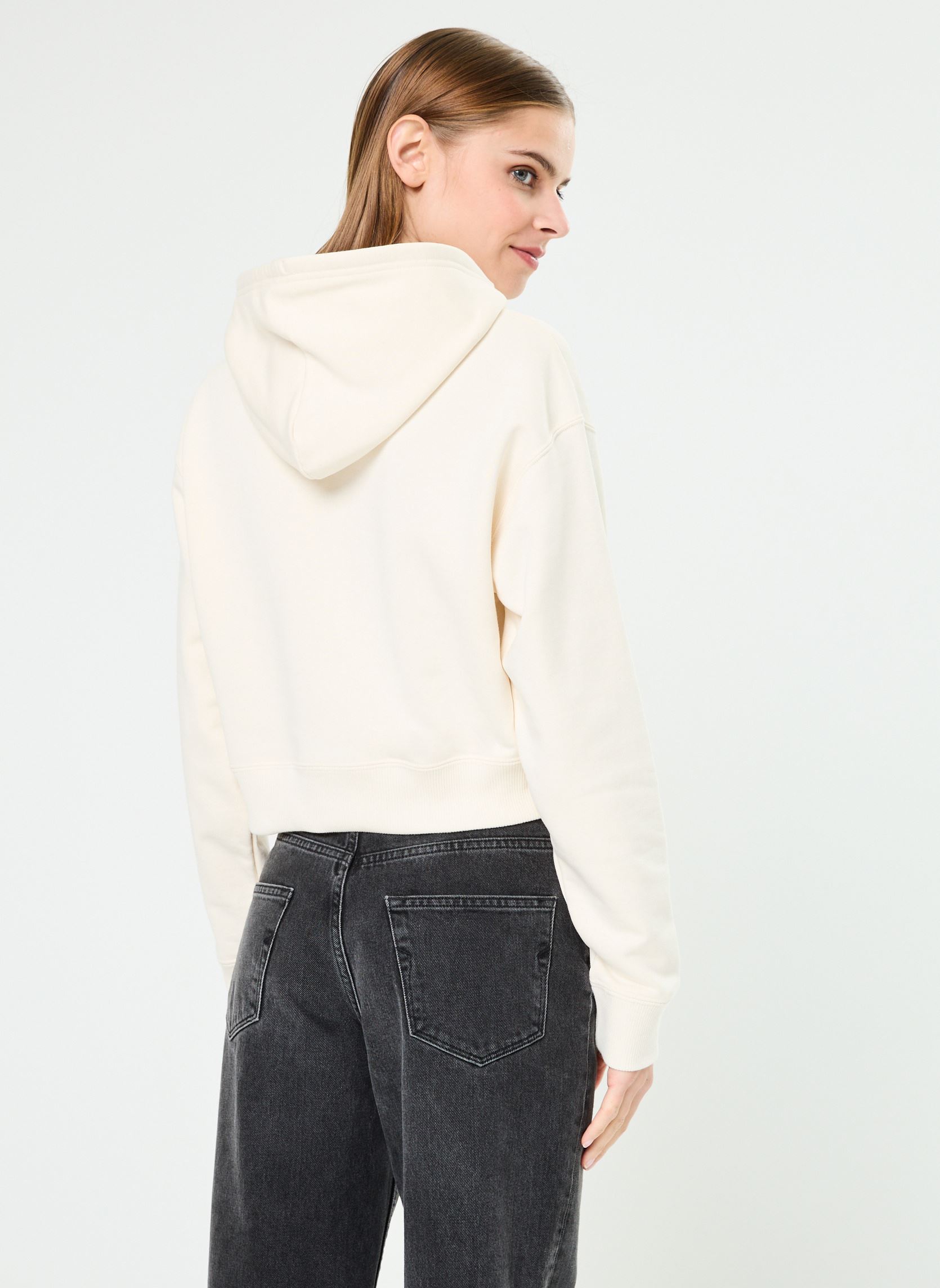 Sweats à capuche W Btr Clas Crop Hdy tr femme beige Puma Sweats à capuche W Btr Clas Crop Hdy tr femme beige No Color