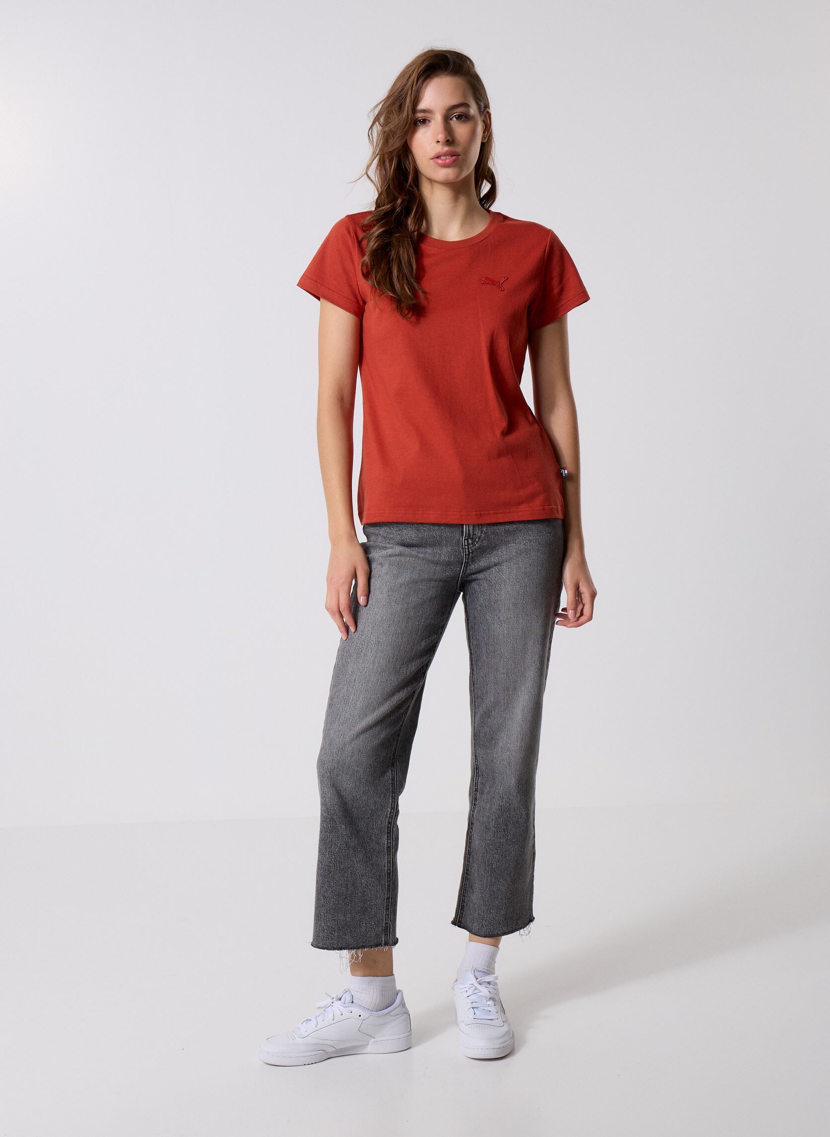 Tee-shirts manches courtes W Mif Tee Mars red femme rouge Puma Tee-shirts manches courtes W Mif Tee Mars red femme rouge Mars Red
