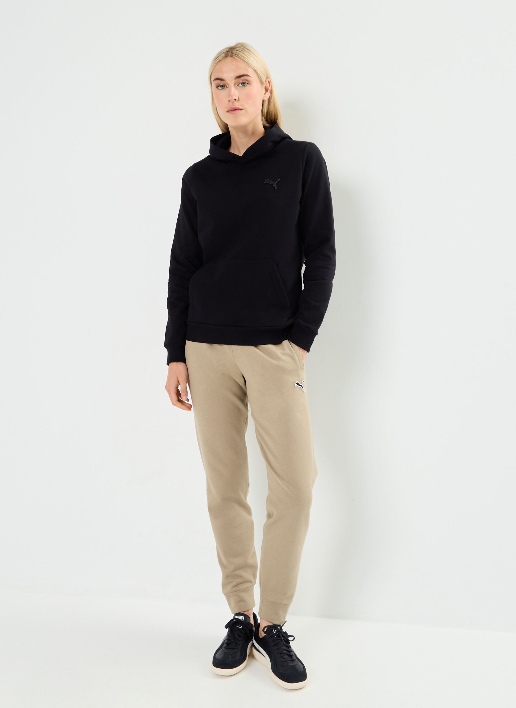 Kapuzenpullover W MIF Hoodie.BLK damen schwarz Puma Kapuzenpullover W MIF Hoodie.BLK damen schwarz Black