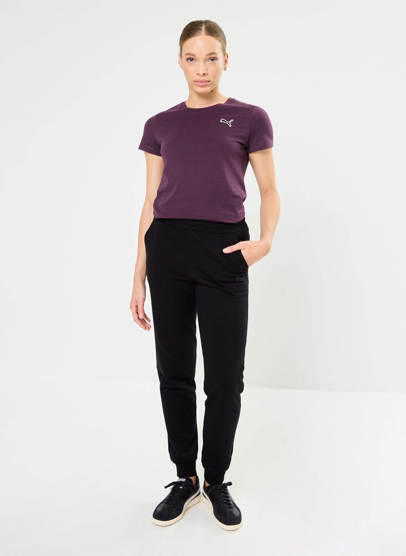 Bas de jogging W MIF SWEAT PANT.BLK femme noir Puma Bas de jogging W MIF SWEAT PANT.BLK femme noir Black