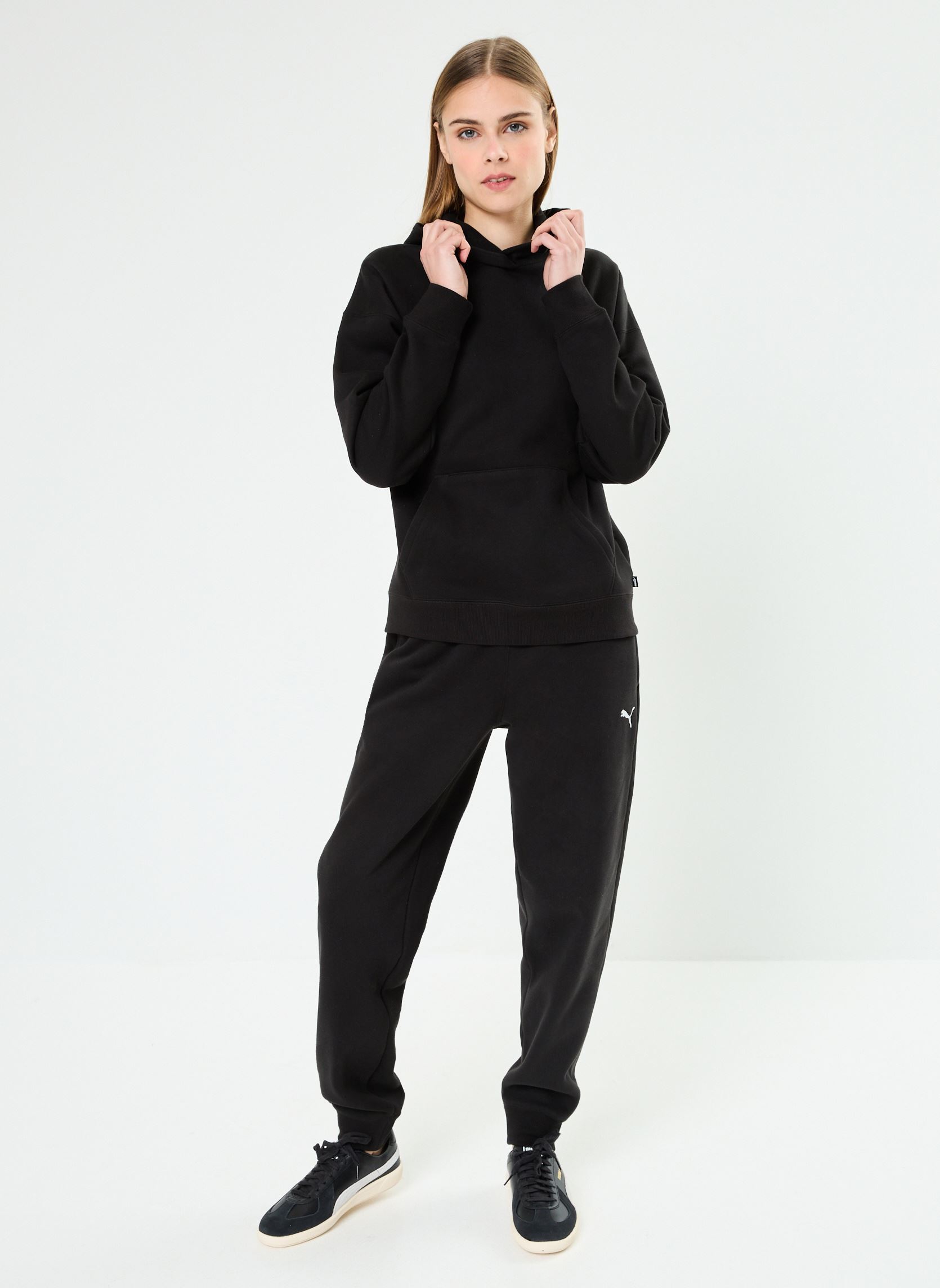 Leggings W Loung Suit Fl dames zwart Puma Leggings W Loung Suit Fl dames zwart Puma Black