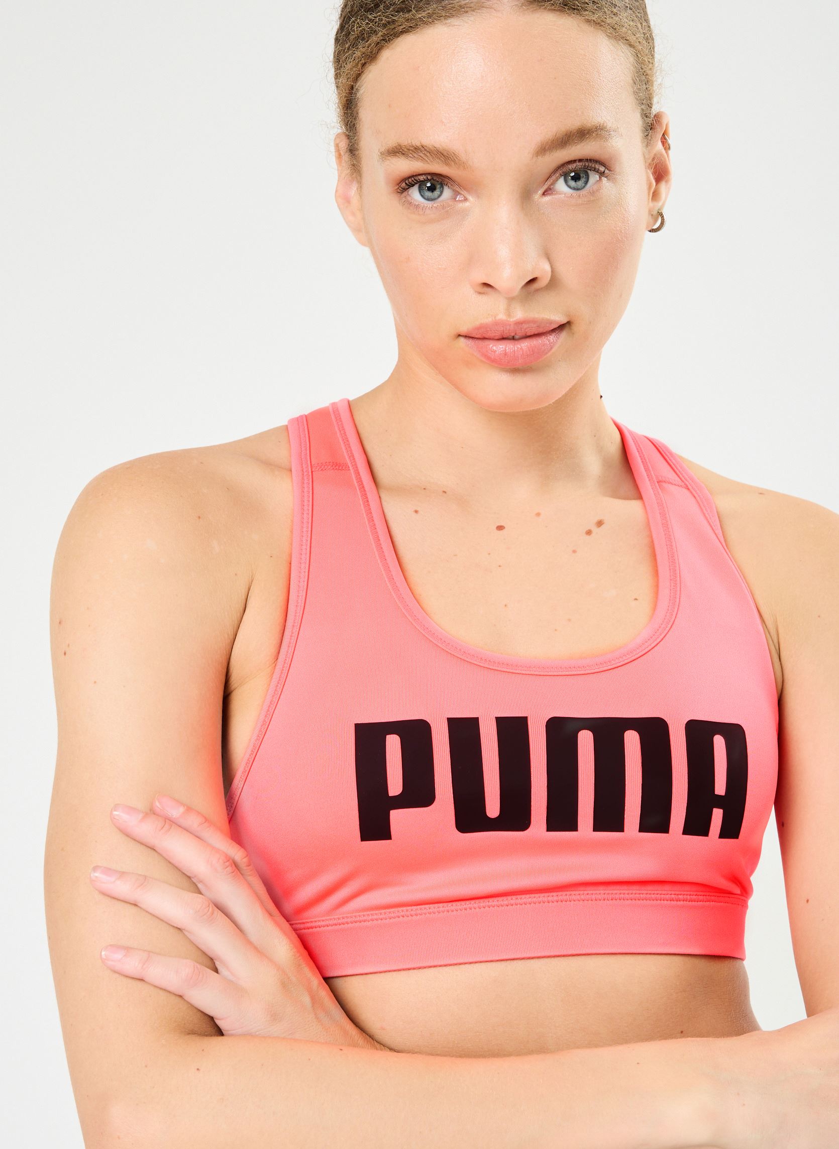 Brassières de Sport W 4Keep Bra femme rose Puma Brassières de Sport W 4Keep Bra femme rose SUNSET GLOW-PUMA