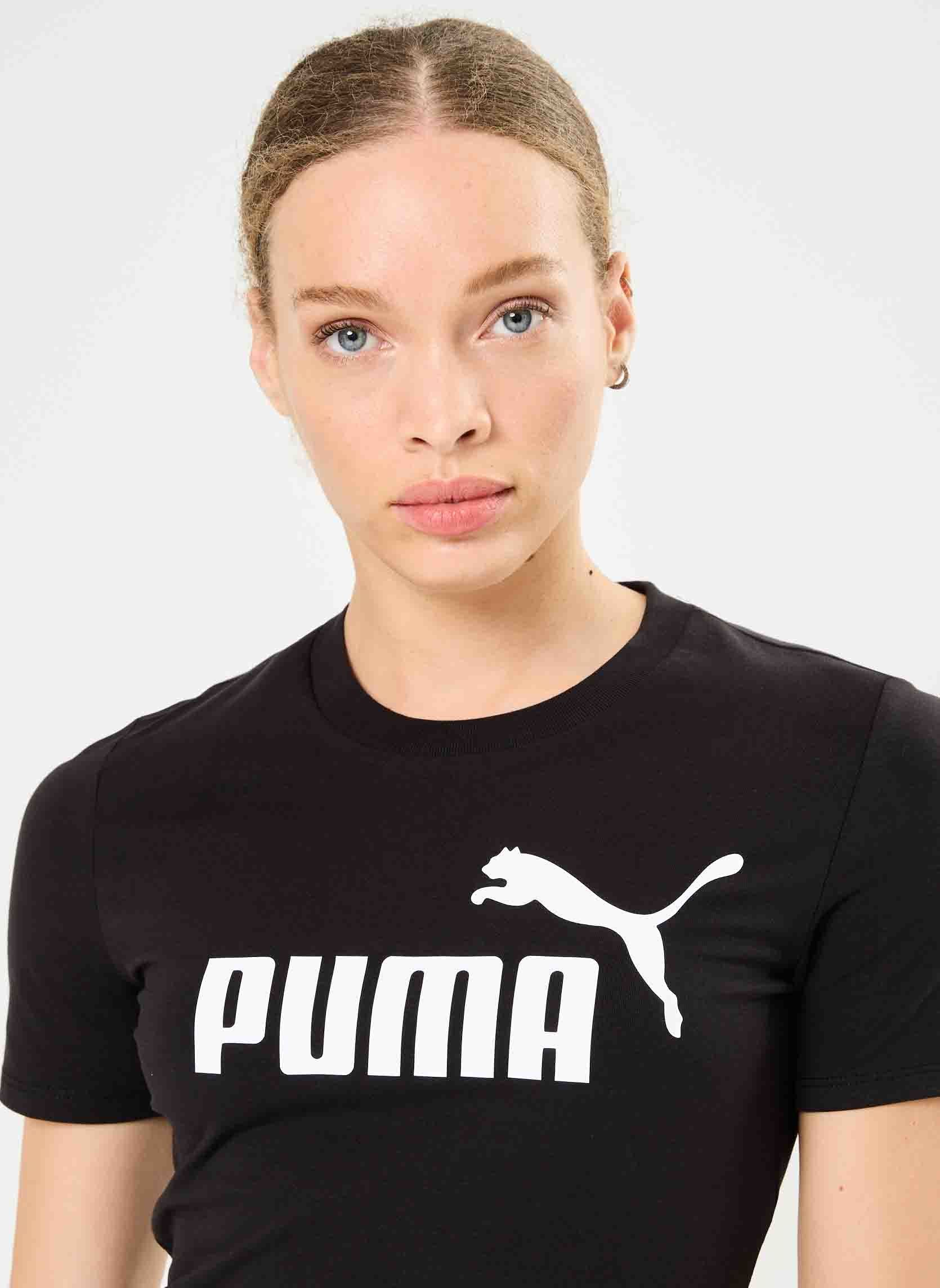 Robes W Ess Slim Tee Dress I femme noir Puma Robes W Ess Slim Tee Dress I femme noir Puma Black