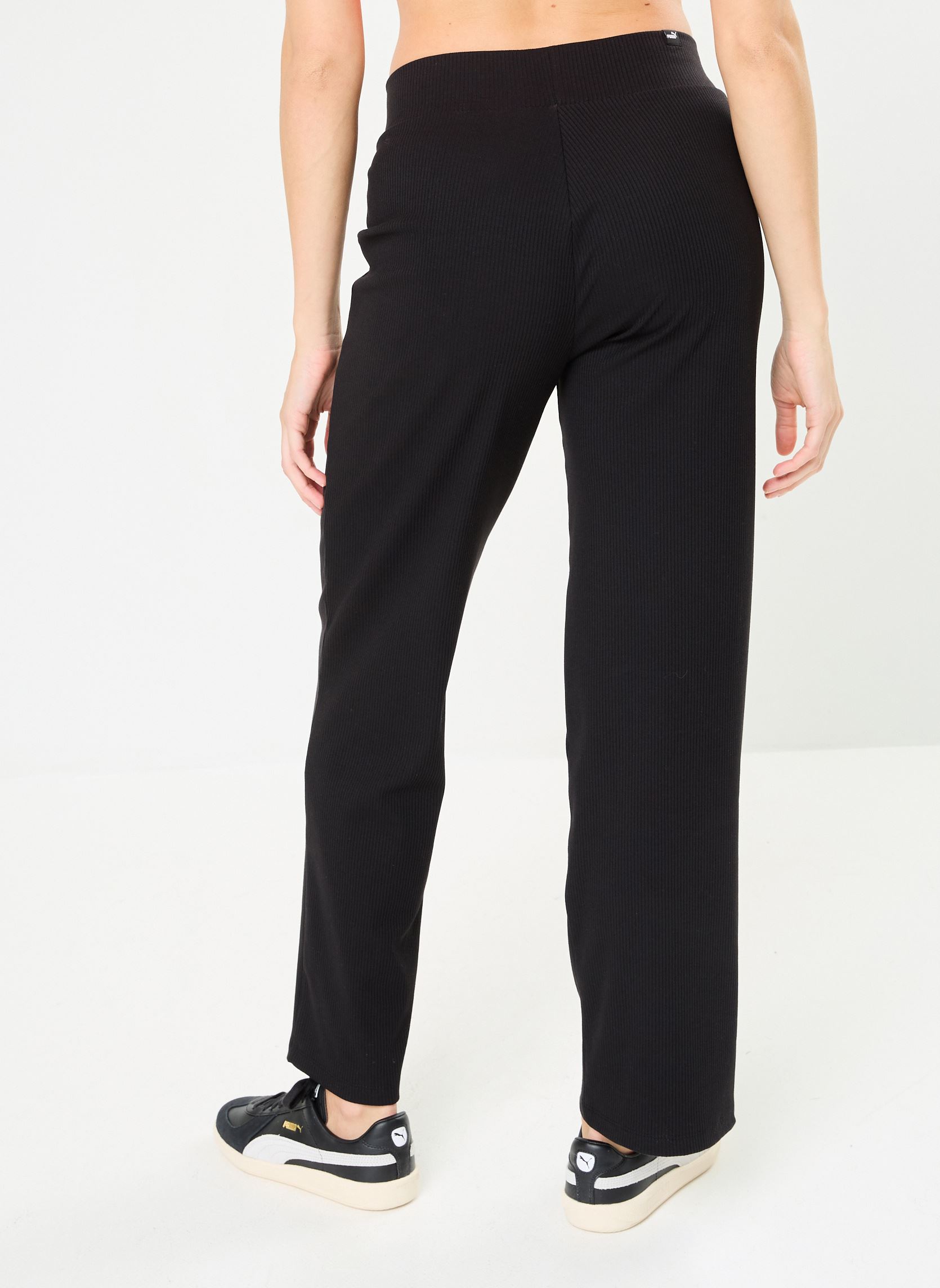 Bas de jogging W Ess Ele Hw pant femme noir Puma Bas de jogging W Ess Ele Hw pant femme noir PUMA BLACK
