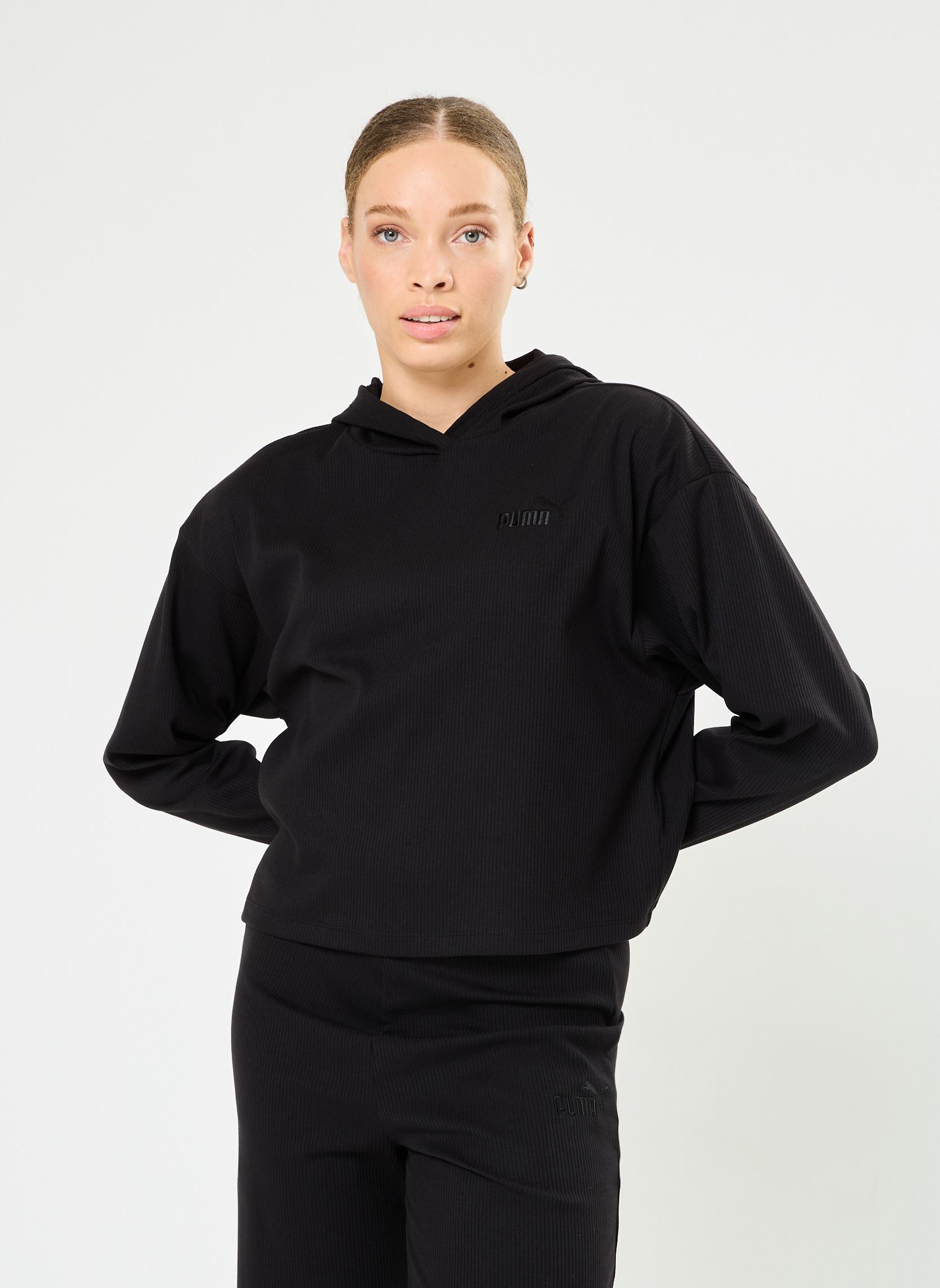 Sweat shirt Puma W ess ele hdy EU - vue 3