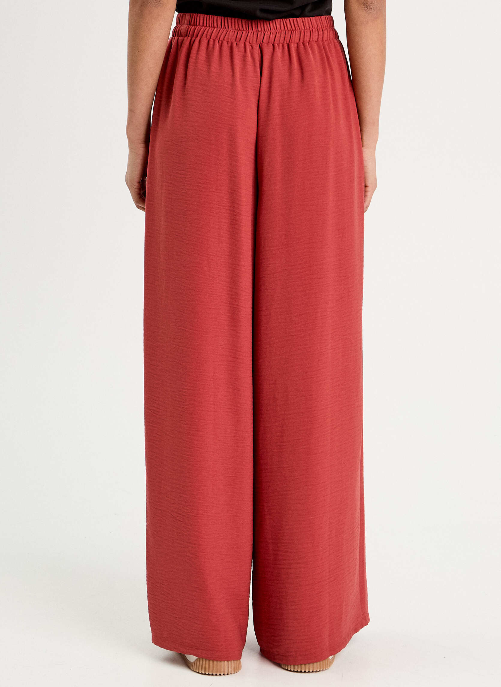 Pantalons droit PALAZZOBAZ femme rouge Cache Cache Pantalons droit PALAZZOBAZ femme rouge Rouge