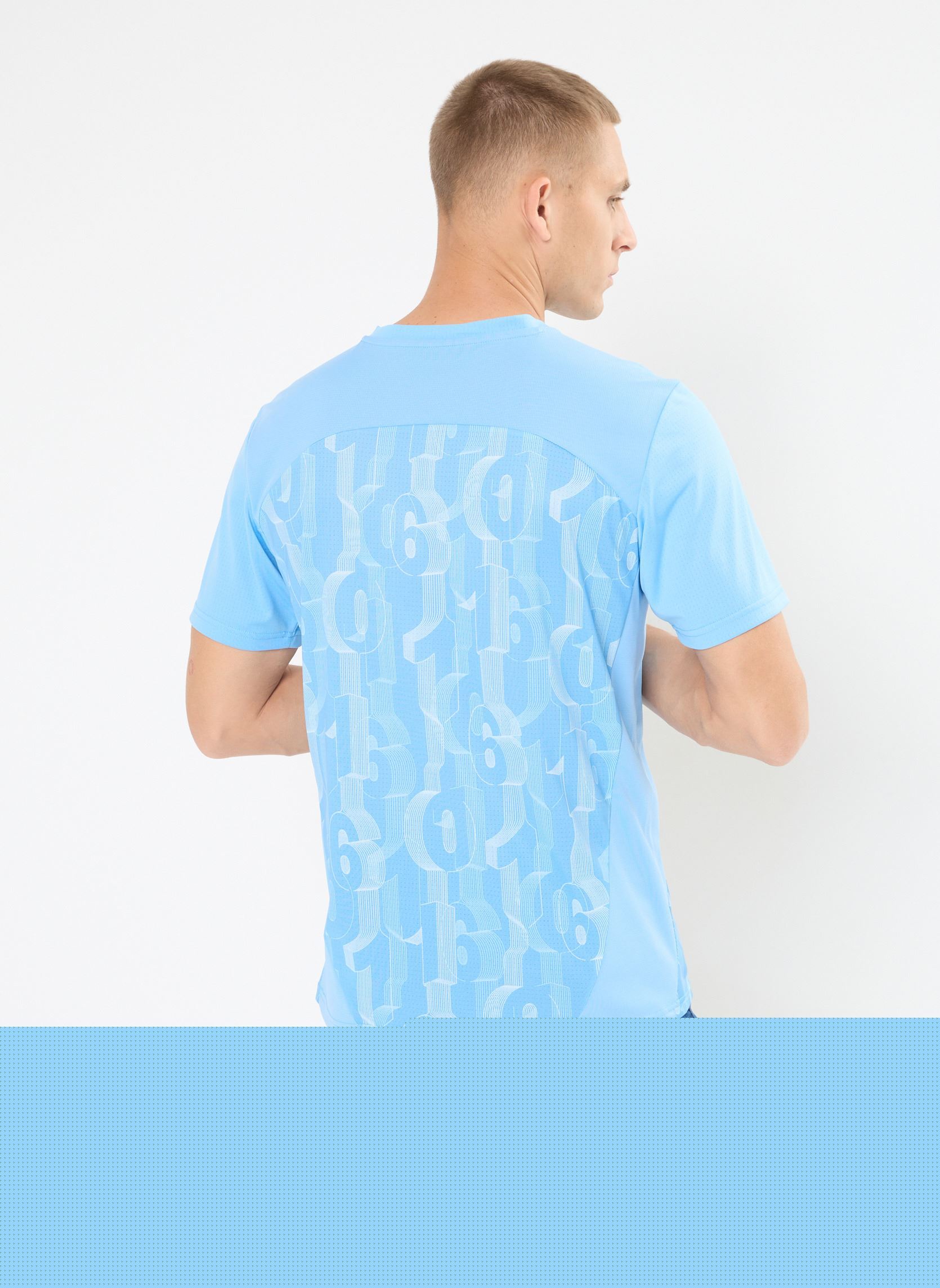Tee-shirts manches courtes Maillot de foot Manchester City pré-matc homme bleu Puma Tee-shirts manches courtes Maillot de foot Manchester City pré-matc homme bleu Team Light Blue-PUMA White