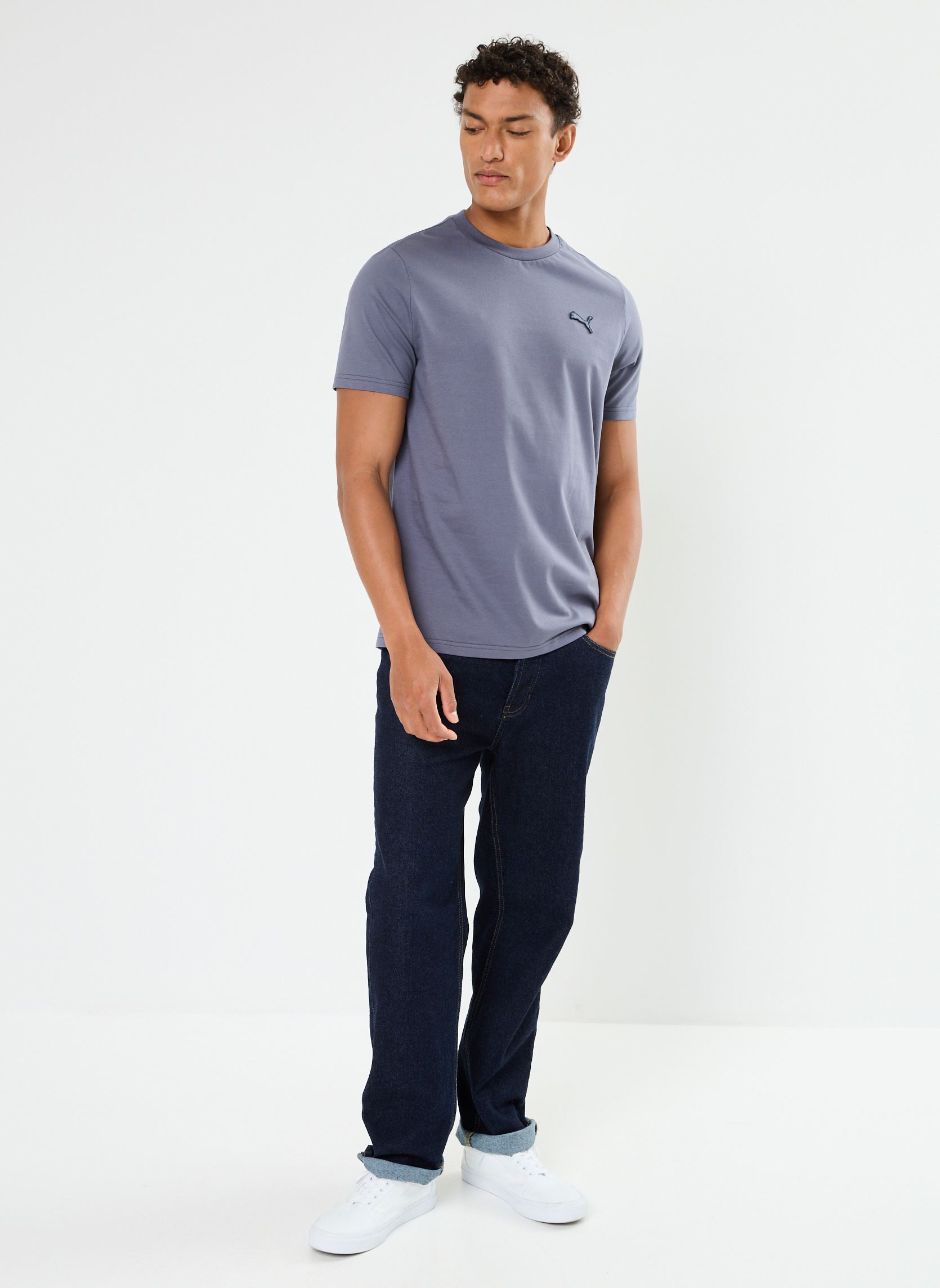 Kurzarm-T-Shirts FD MIF TEE.GAL GREY herren grau Puma Kurzarm-T-Shirts FD MIF TEE.GAL GREY herren grau GALACTIC GREY