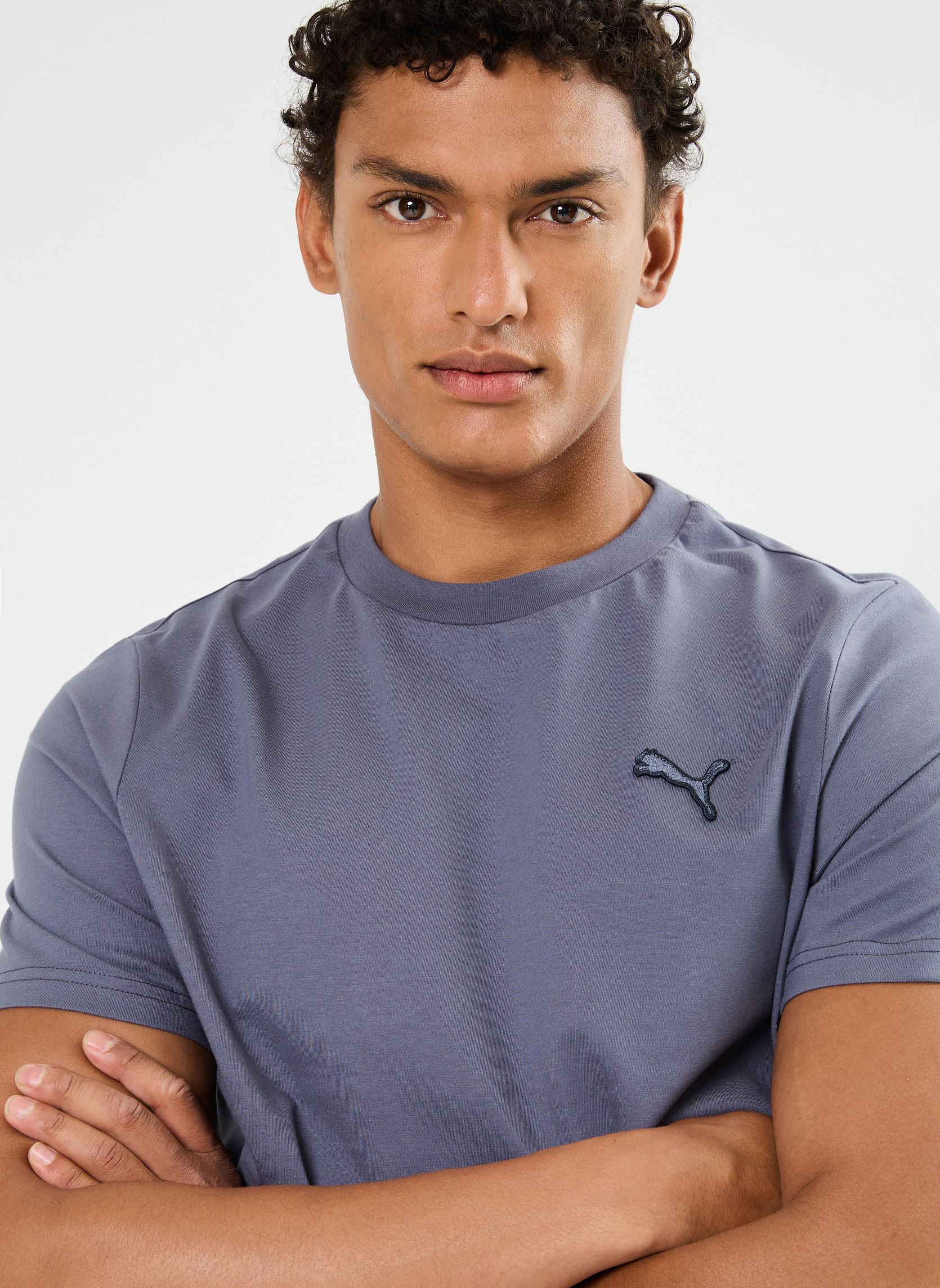 Kurzarm-T-Shirts FD MIF TEE.GAL GREY herren grau Puma Kurzarm-T-Shirts FD MIF TEE.GAL GREY herren grau GALACTIC GREY