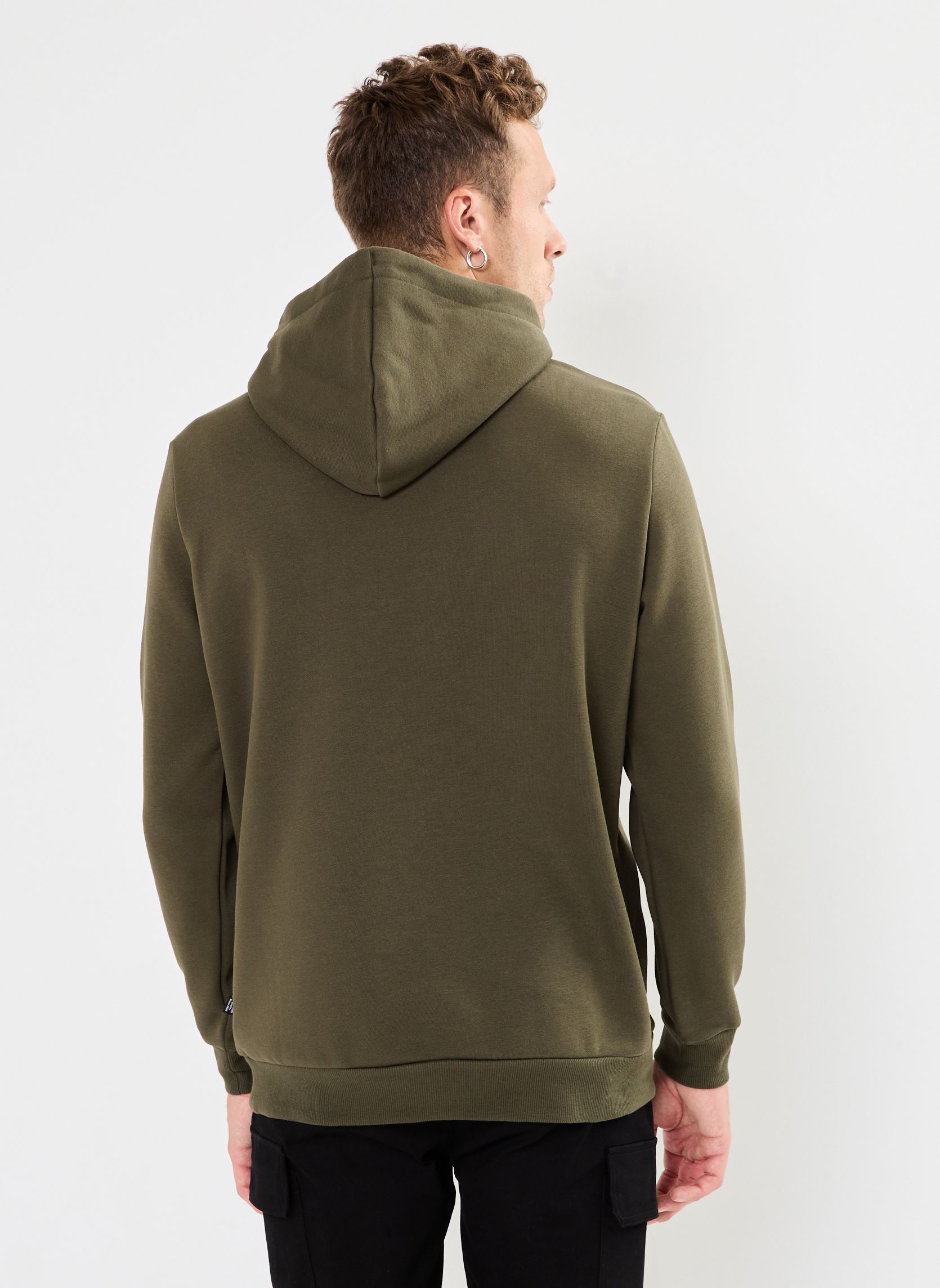 Kapuzenpullover M ESS+2CO SLOGO HDY FL herren grün Puma Kapuzenpullover M ESS+2CO SLOGO HDY FL herren grün Dark Olive