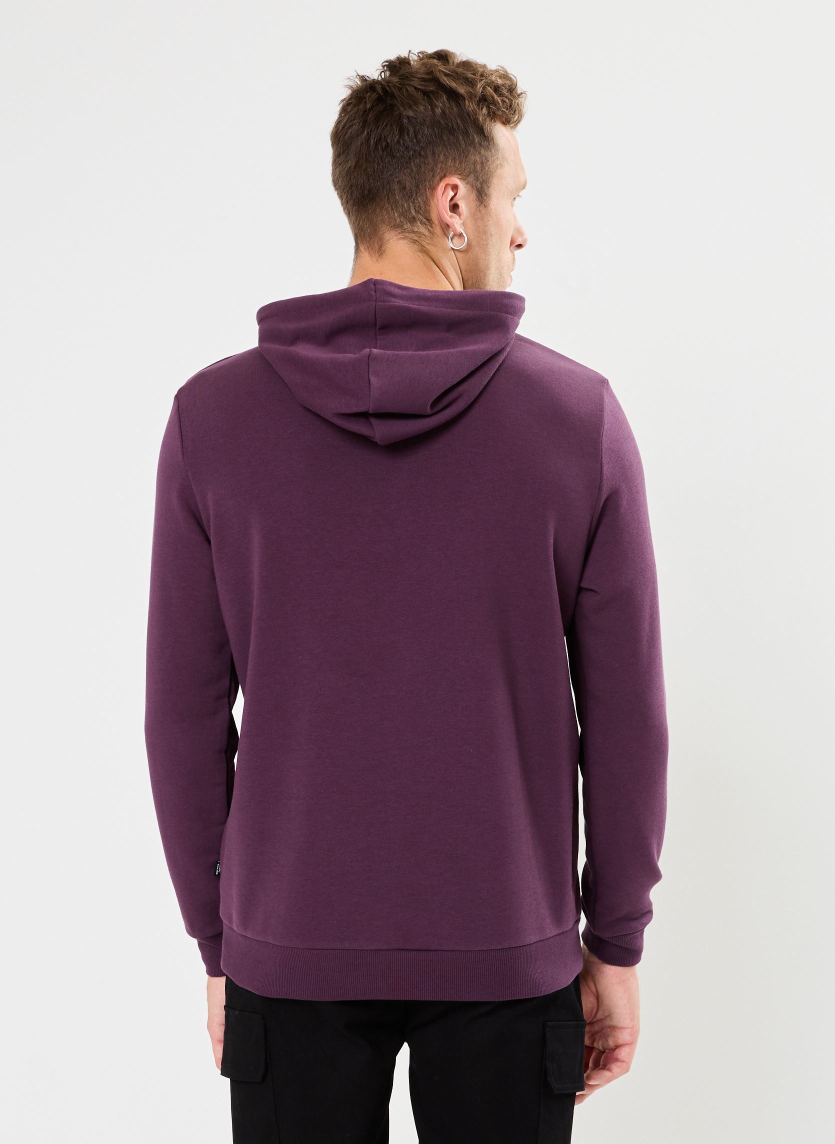 Sweats à capuche M ESS+2CO SLOGO HDY TR homme noir Puma Sweats à capuche M ESS+2CO SLOGO HDY TR homme noir Midnight Plum