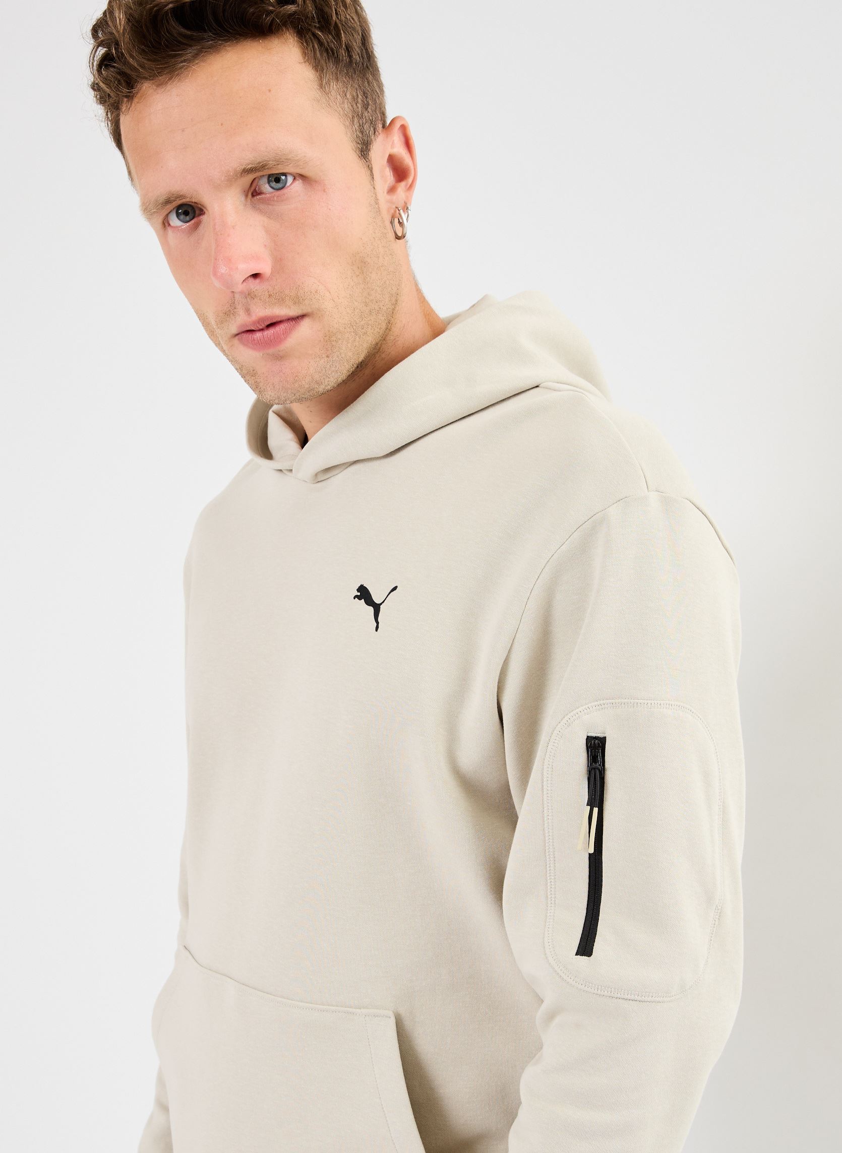 Hoodies M OPENROAD HDY DK heren beige Puma Hoodies M OPENROAD HDY DK heren beige Desert Dust