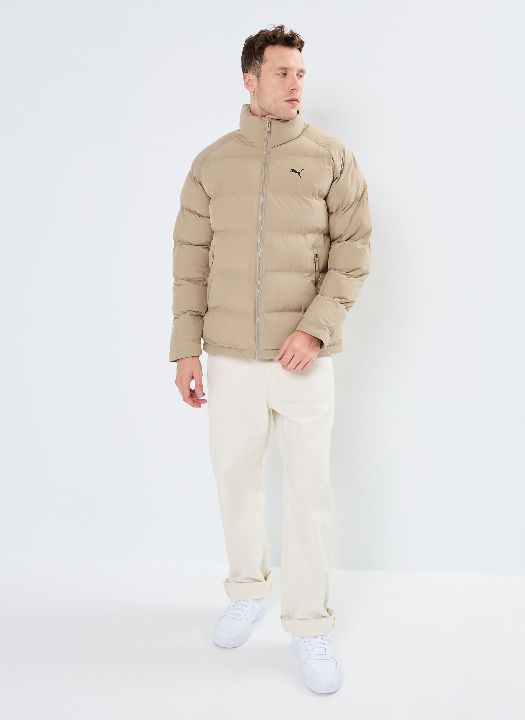 Trainingsvest M MONO JKT heren beige Puma Trainingsvest M MONO JKT heren beige Oak Branch